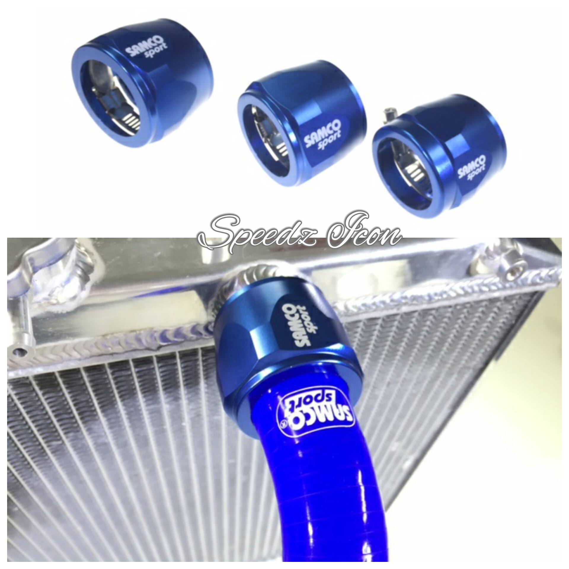 Speedz Icon Auto Performance Aluminium Radiator Hose End Cover Clamp Hose End Cover Clamp Made By Quality Aluminium Finishing For More Secure Hose End Fitting Available Size An20 Inner Diameter 35mm