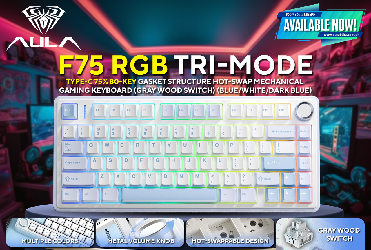 DataBlitz - COMFORT AND STYLE IN EVERY KEY! ⌨️ Aula F75...