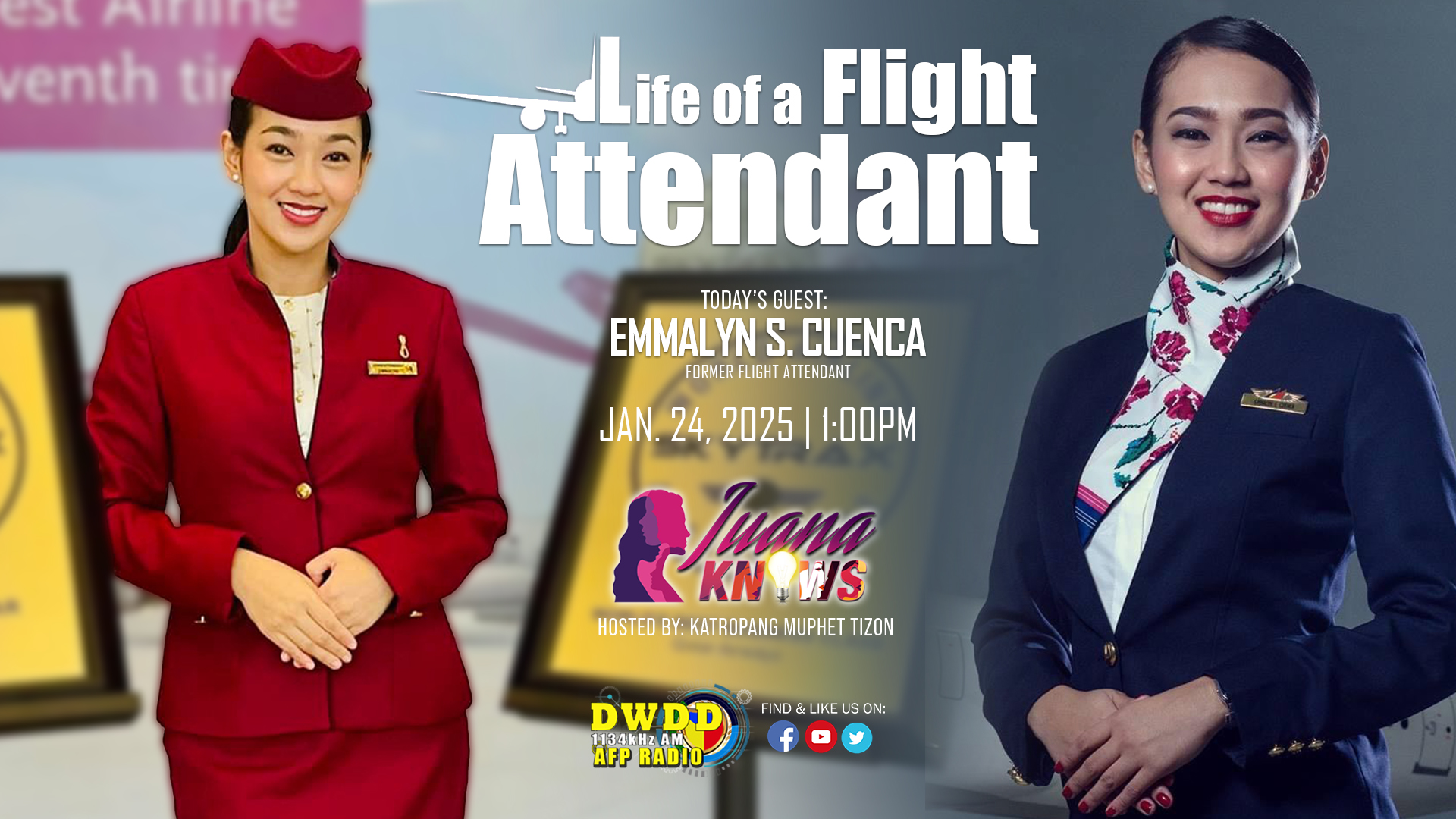 AFP - 🛫 From the Skies to the Studio! 🎙️ This afternoon on Juana Knows ...