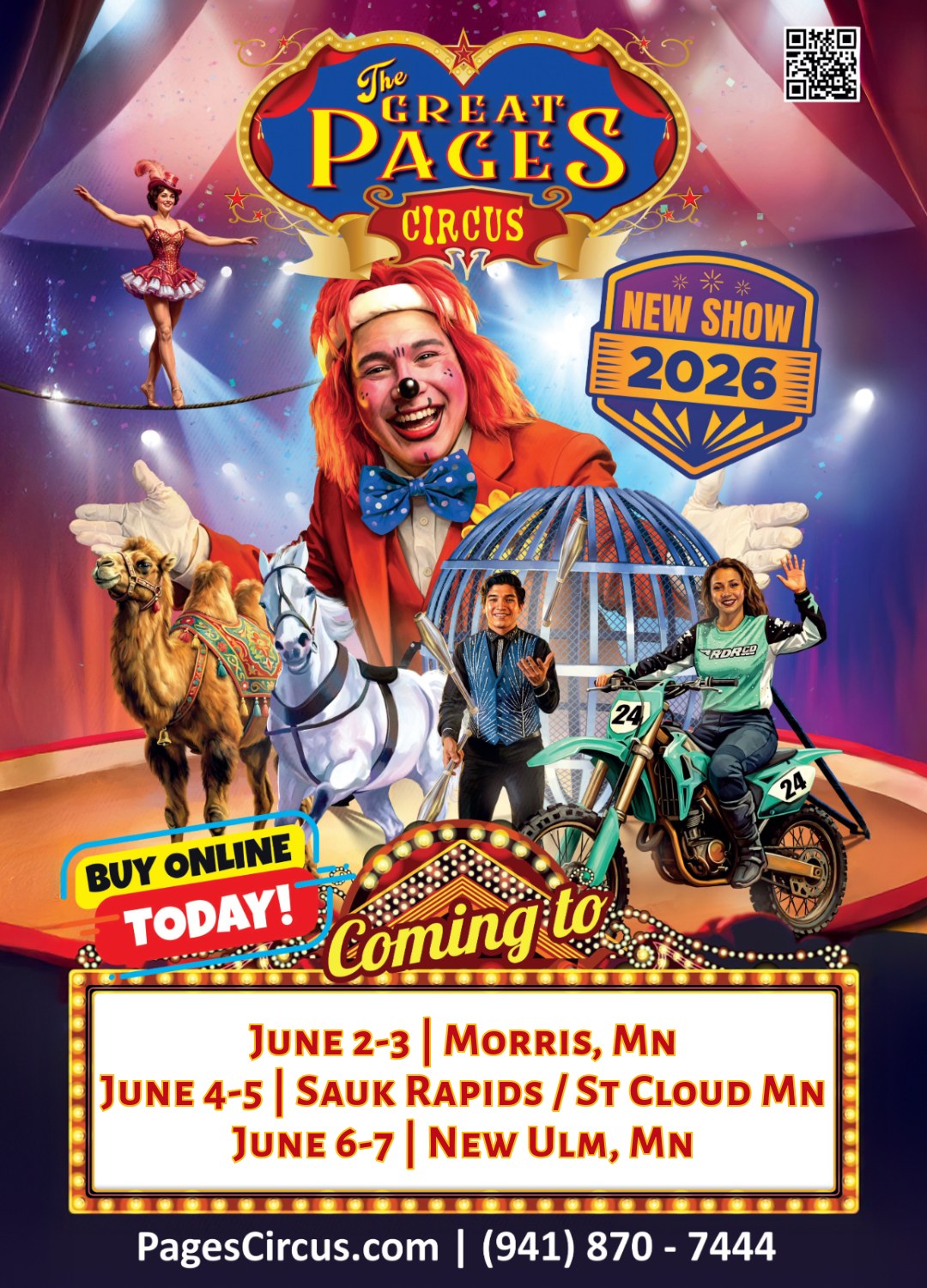 🤡 Central Minnesota corridor – Get Ready for a Spectacular Circus