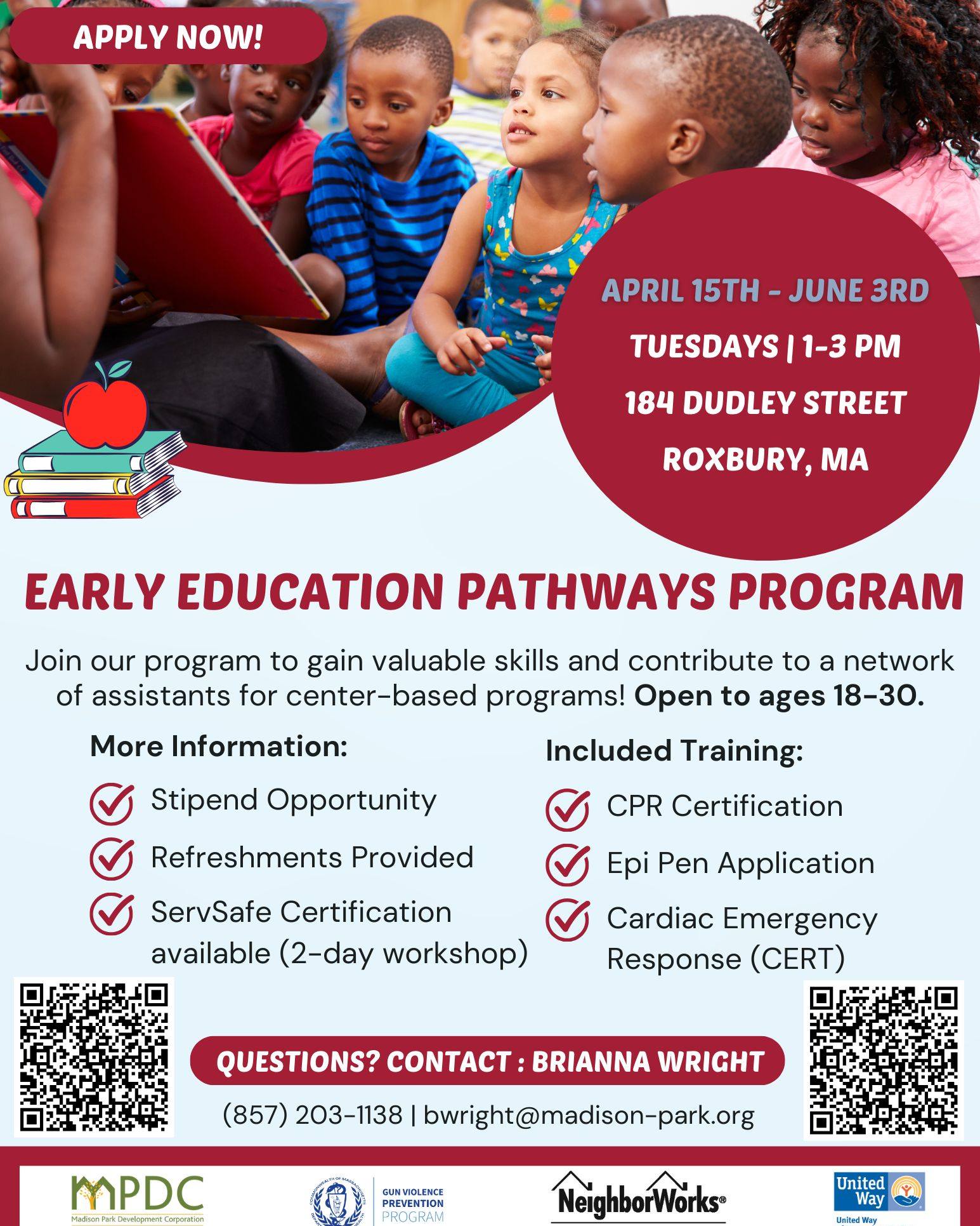 Madison - MPDC is now Accepting Applications for our Early Education ...