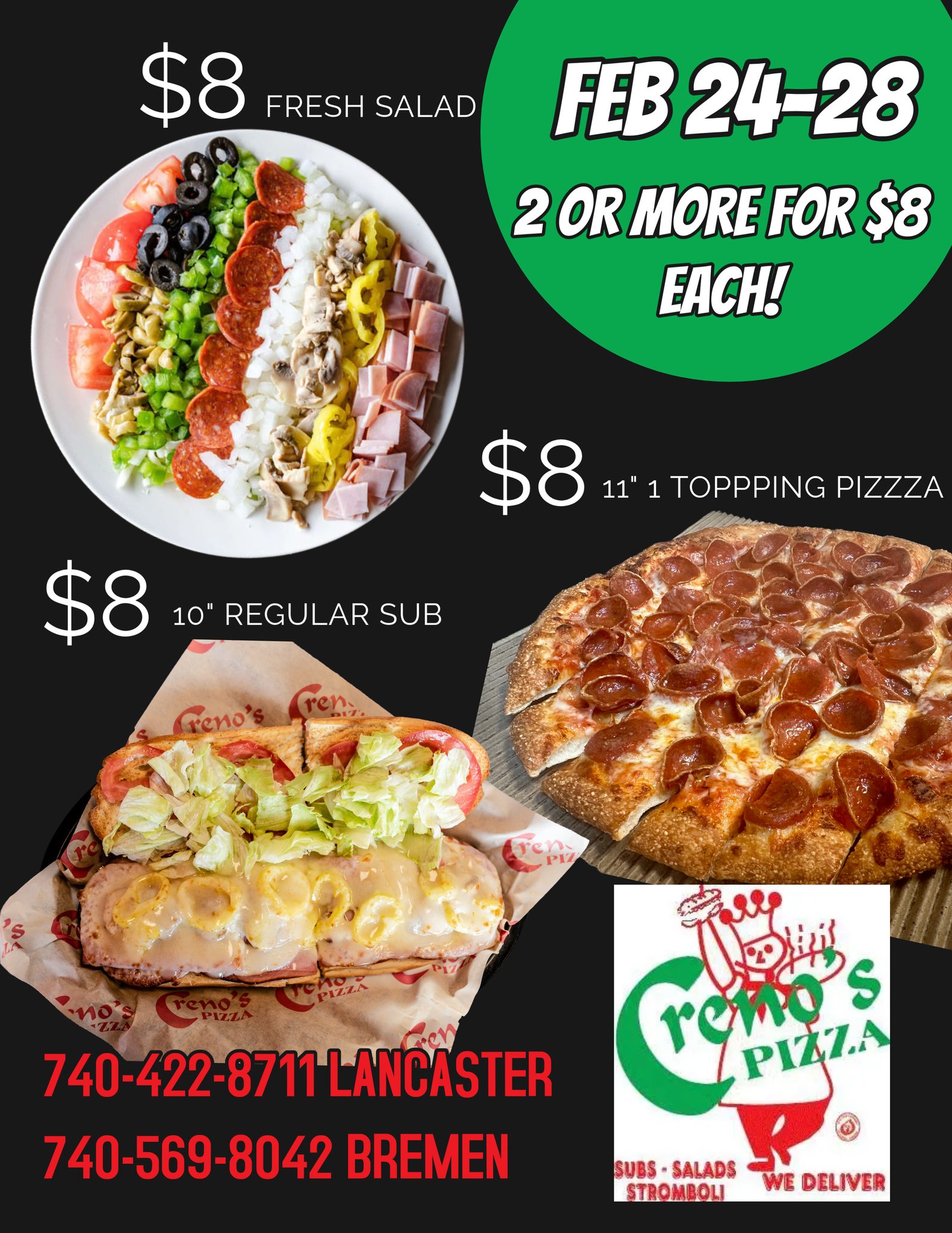 Crenos - Mark your calendars! this deal is going from February 24th ...