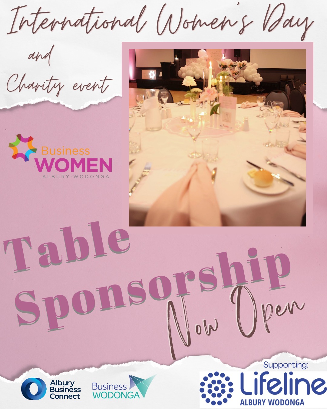 Business - 🌺 Table Sponsorship NOW OPEN 🌺 We're thrilled to announce ...