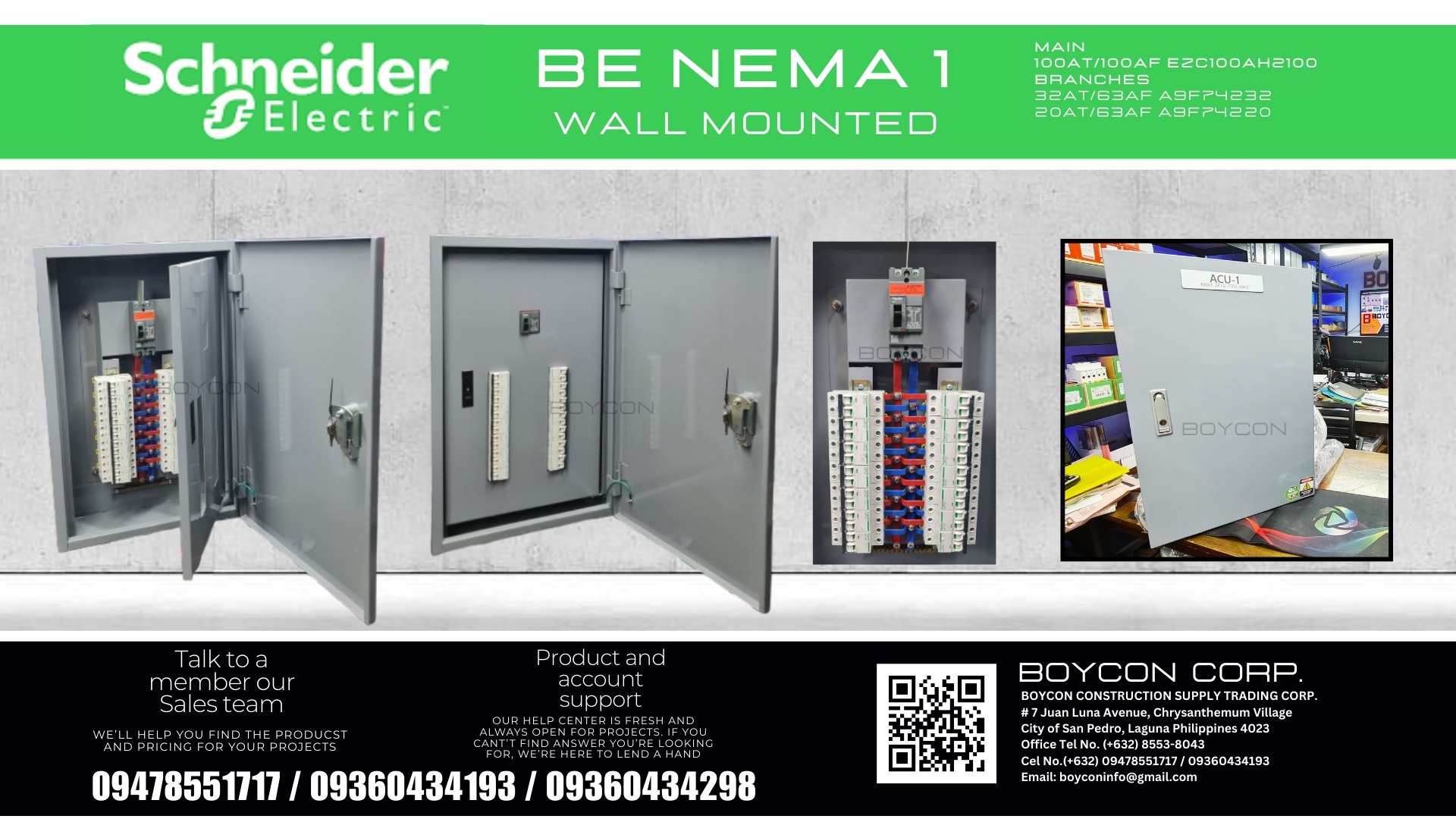 Schneider Electric BE NEMA 1 Wall... - Boycon Corporation | Facebook