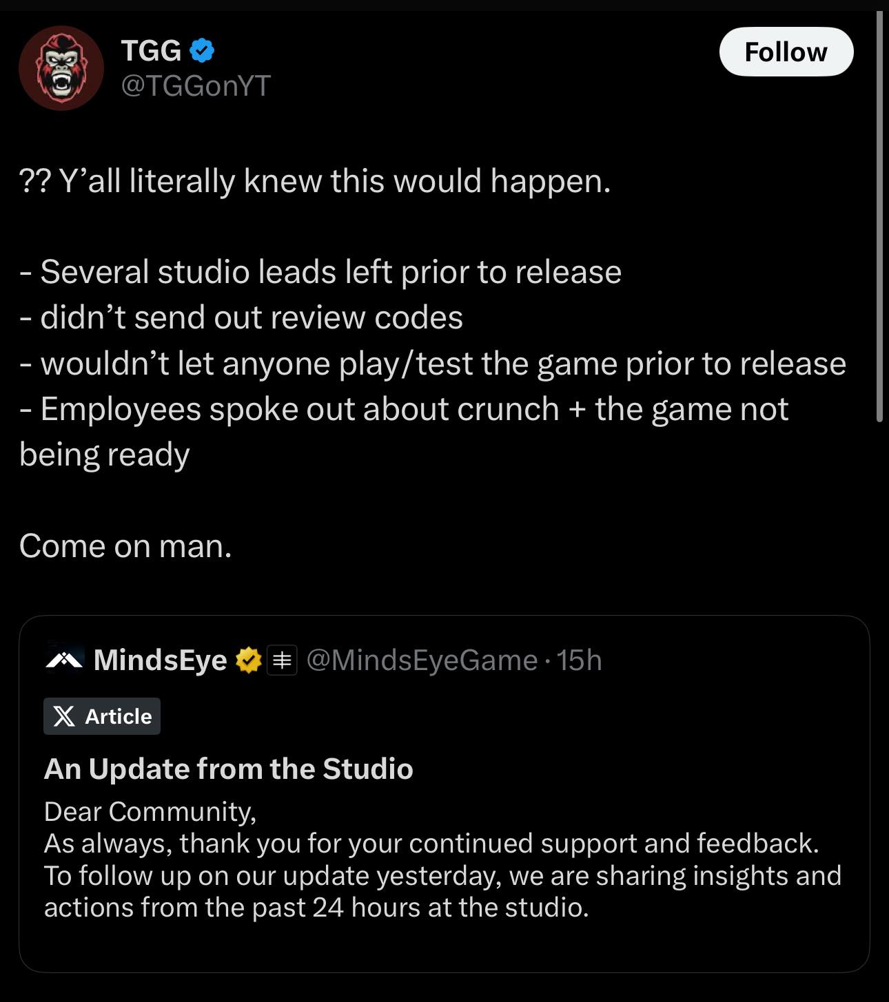 Try - Mindseye is cooked 💀 | Facebook