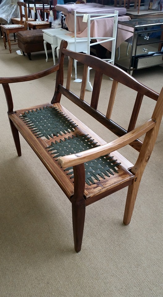Old riempie bench subtly yet... - The Furniture Repair Centre