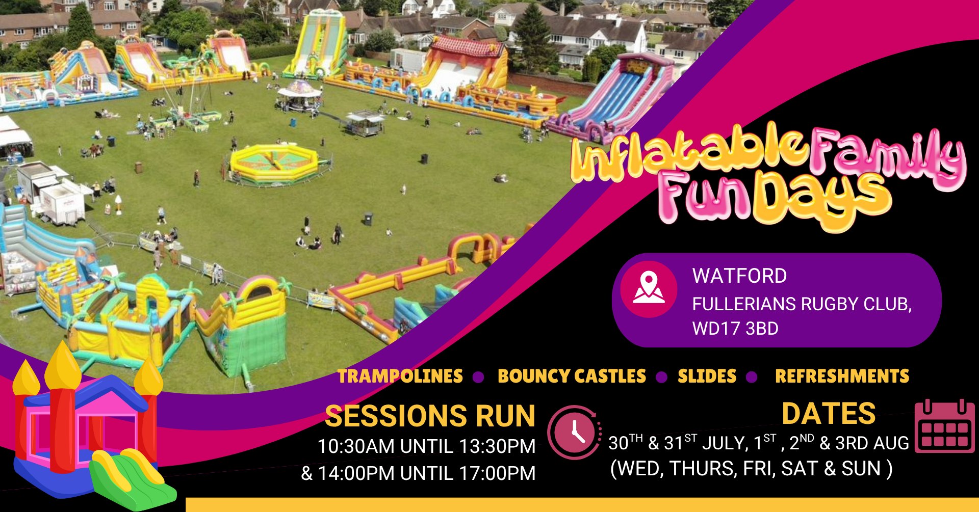 Inflatable family fun days