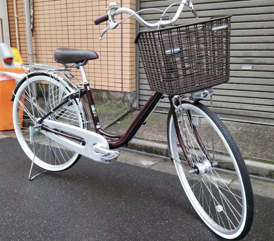 ブリヂストンのアルミフレーム22インチ カルモです ご注文いただいていた #ブリヂストン #カルーサ の組み立て。 軽い