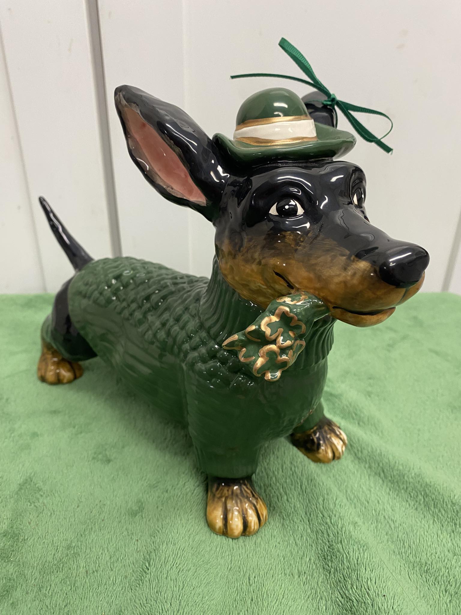 HTDR’s - Bluesky Clayworks, St Patrick’s Cillian the Dachshund ceramic ...