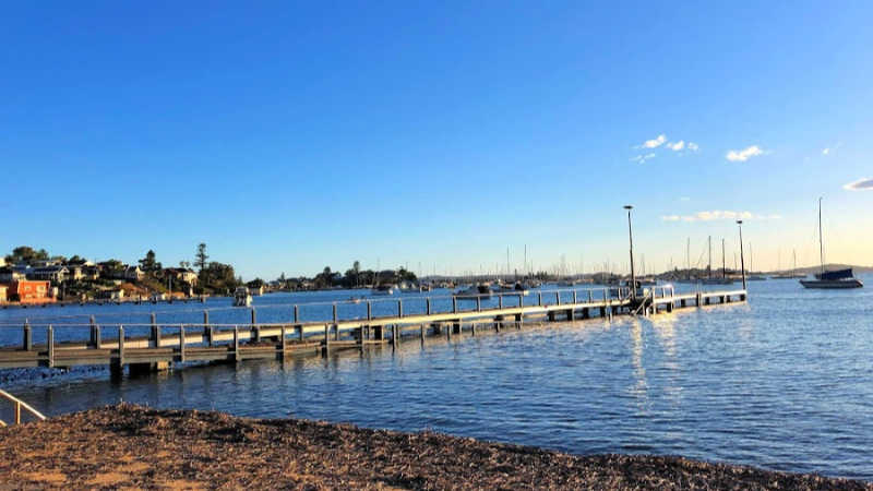 The jetty allows adults and... - Lake Mac Family Life