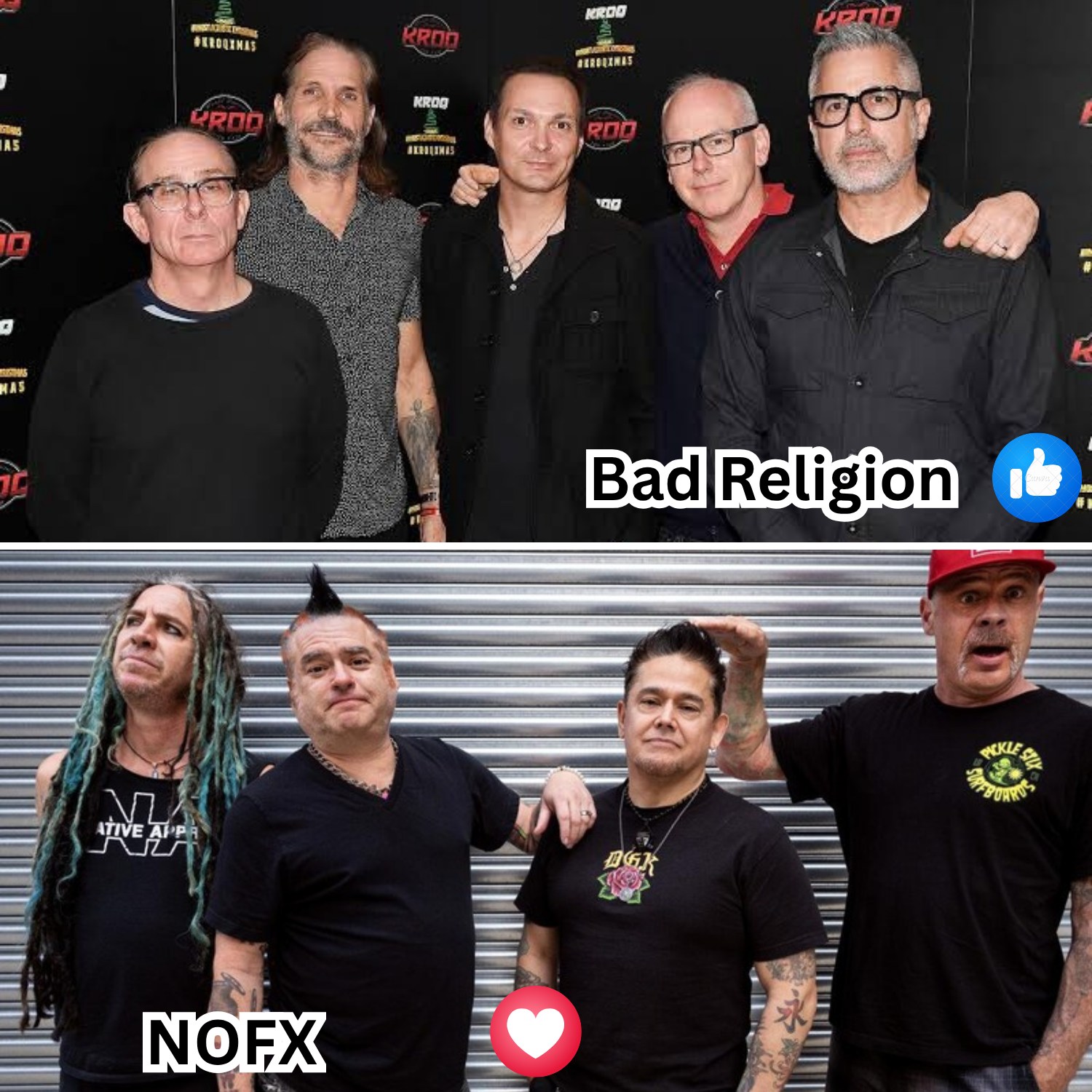 Are Bad Religion's Suffer and No Control hardcore punk?