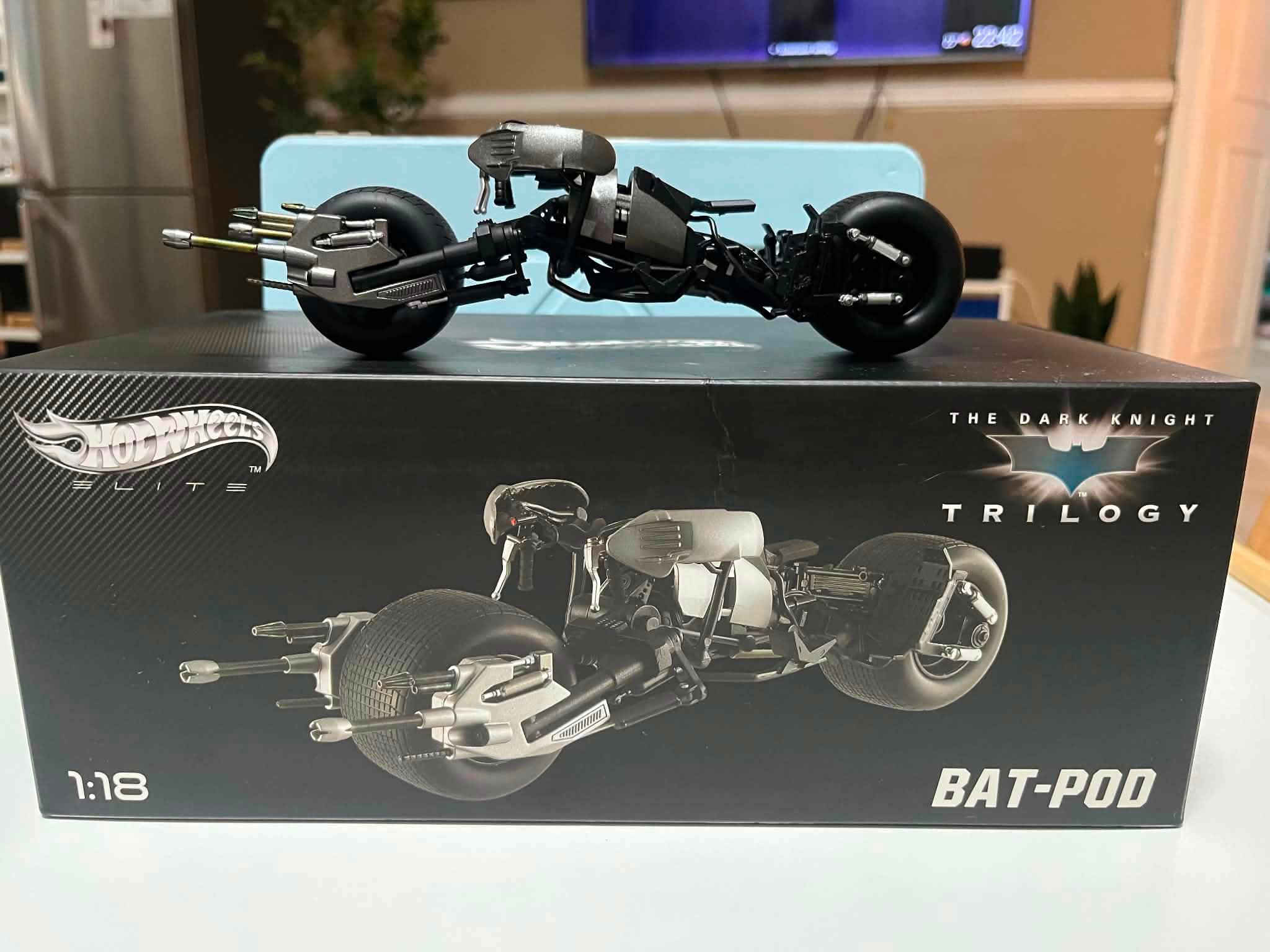 Hotwheels Elite Bat Pod 1:18 Scale for sale - Limited Edition, The