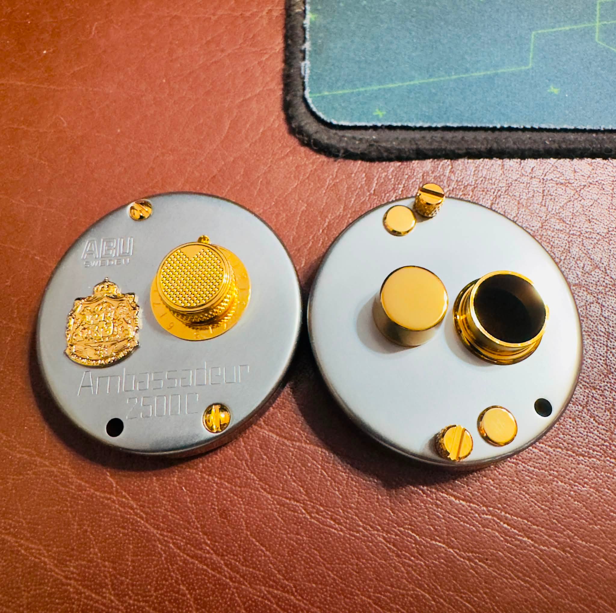 ABU2500C 24金 abu2500C Renovation, color change, 24K gold-plated effect display.