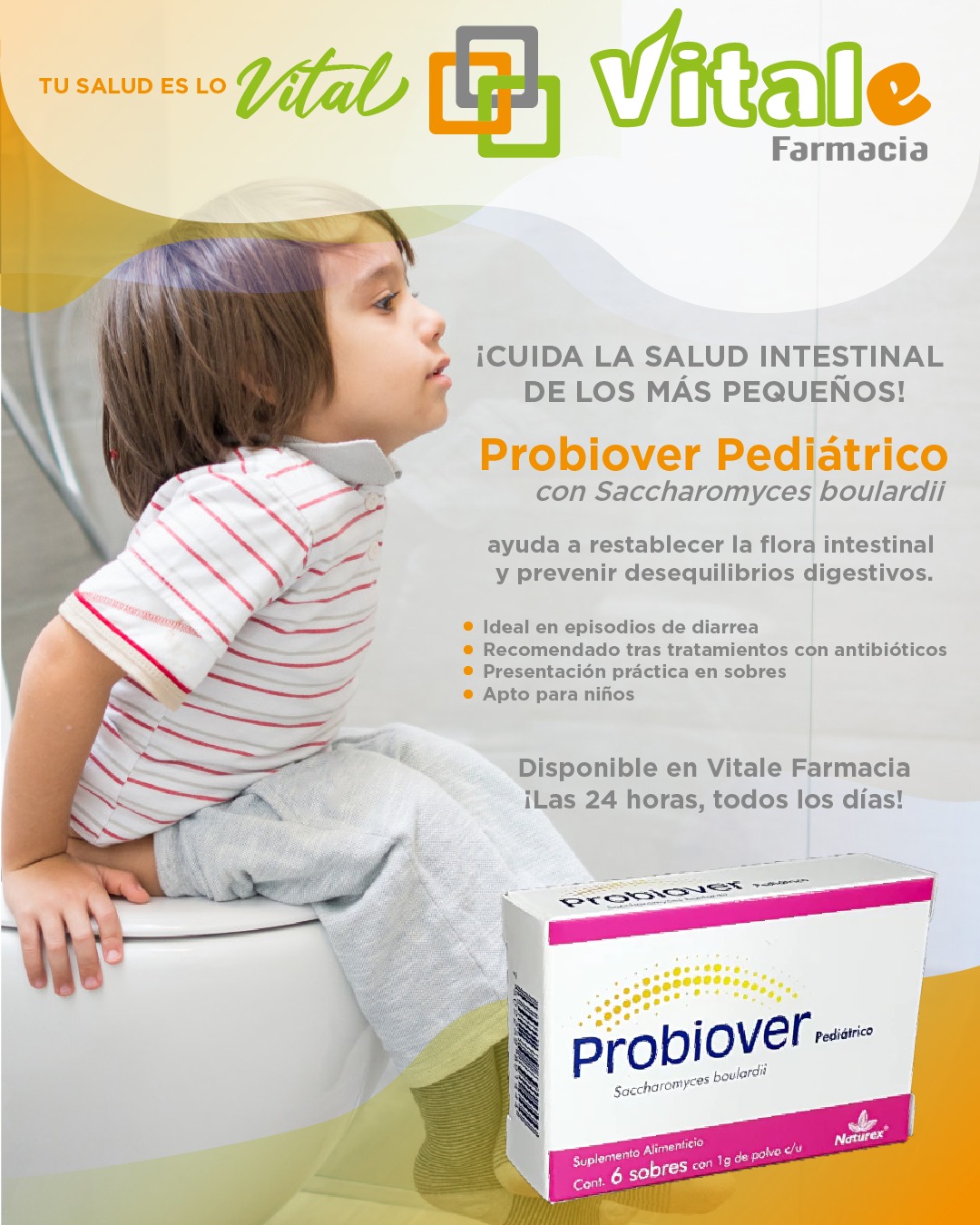 Vitale Farmacia - 👶 Cuida la salud intestinal de los más... | Facebook