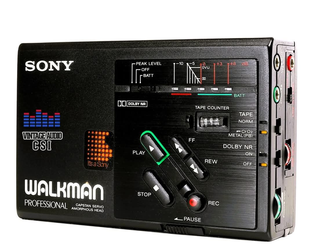 Sony WM-109, 1986-88, Auto Reverse, Dolby B, Remote control.