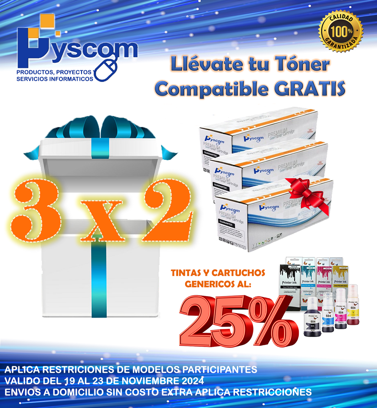 Pyscom - APROVECHA ESTE 𝐁𝐔𝐄𝐍 𝐅𝐈𝐍 EN TONER COMPATIBLE 𝐀𝐋 𝟑𝐗𝟐 COMPRA 2 ...