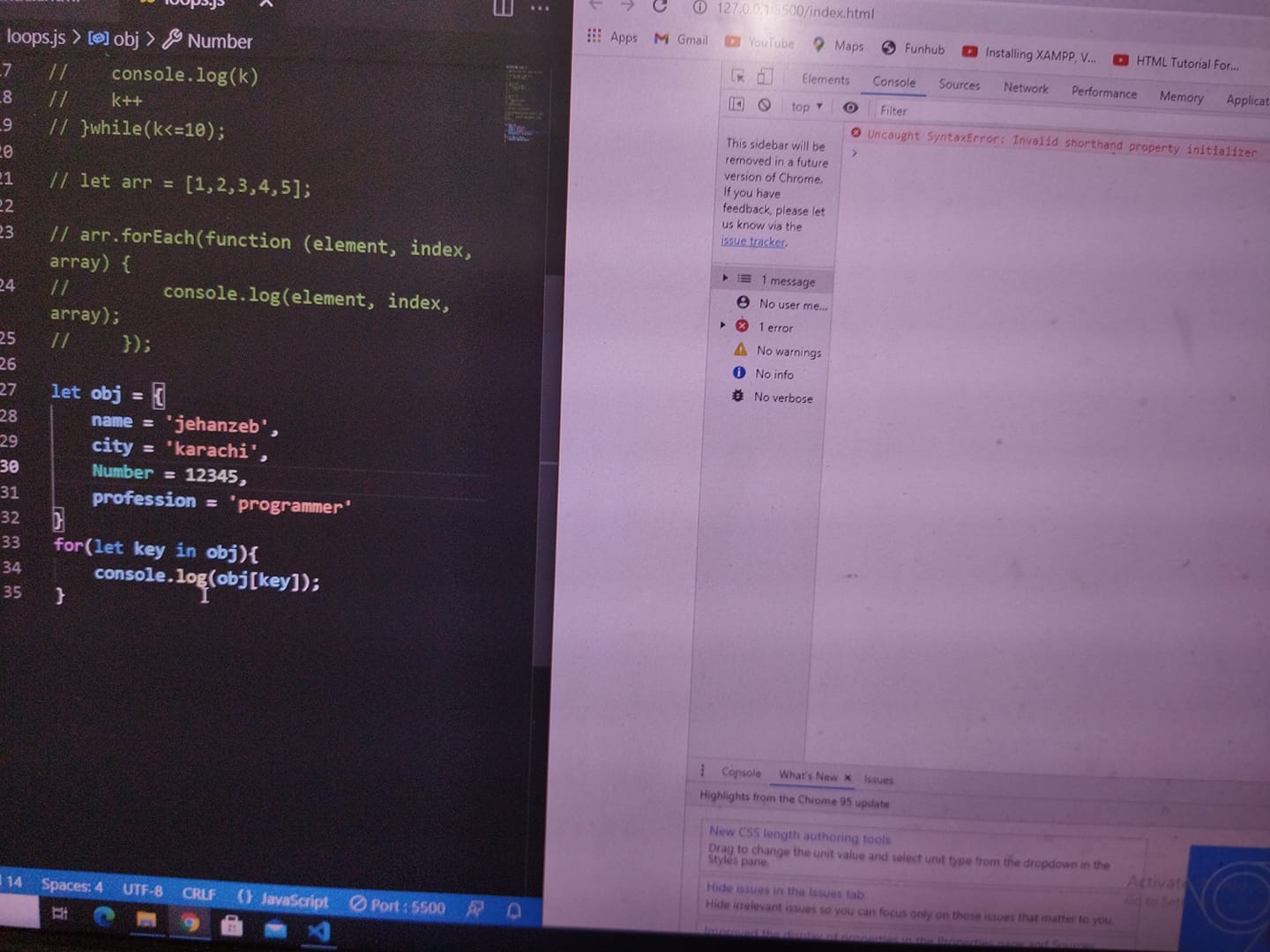 What's wrong with this AngularJS code?