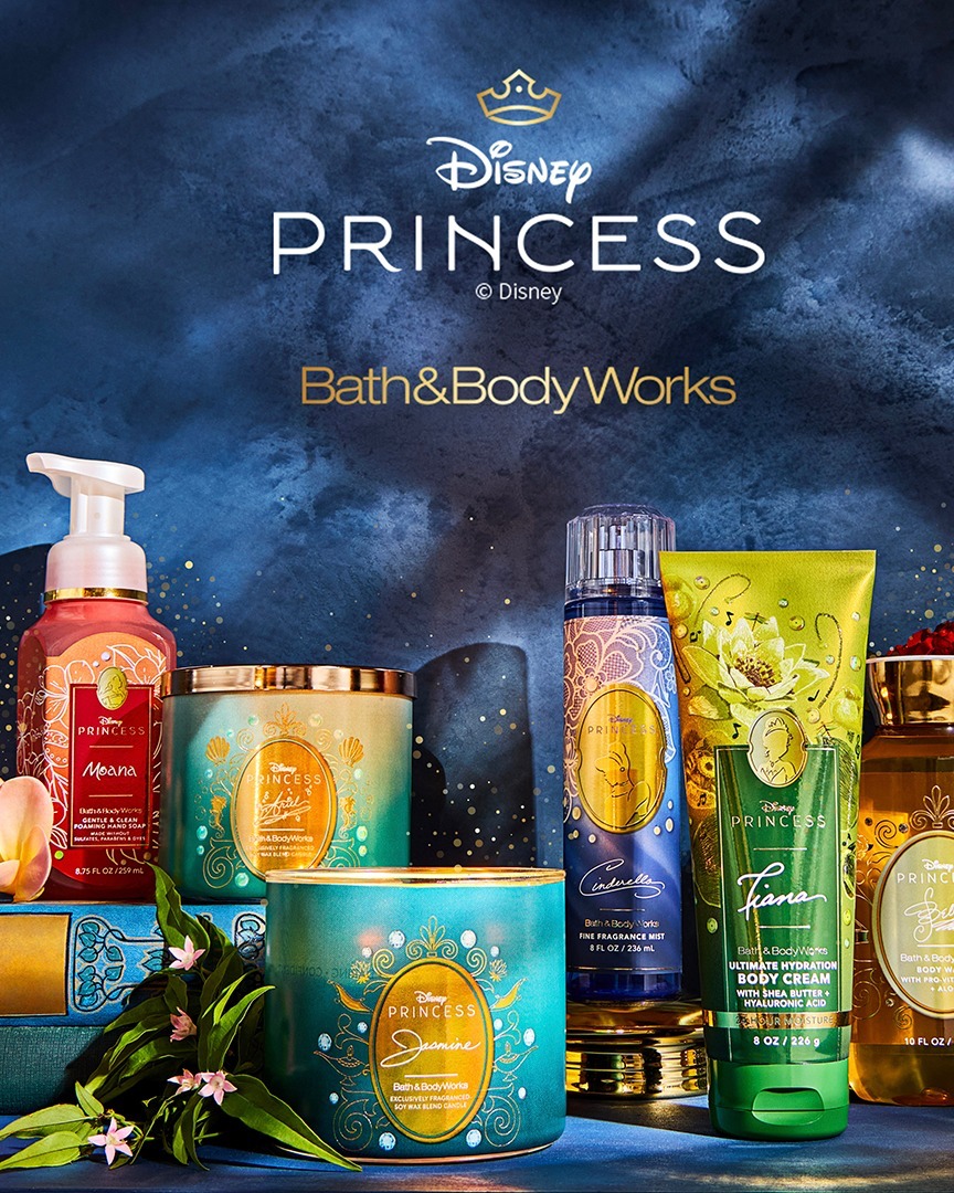 Bath & Body Works just dropped a new Disney Princess Collection 💖