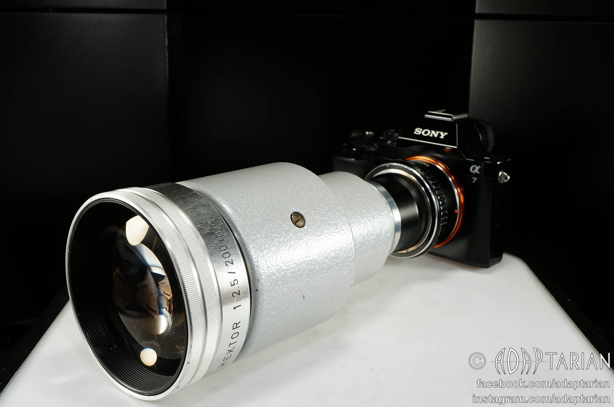 Leica Hektor P2 85mm f2.8 lens modified for M42 mount