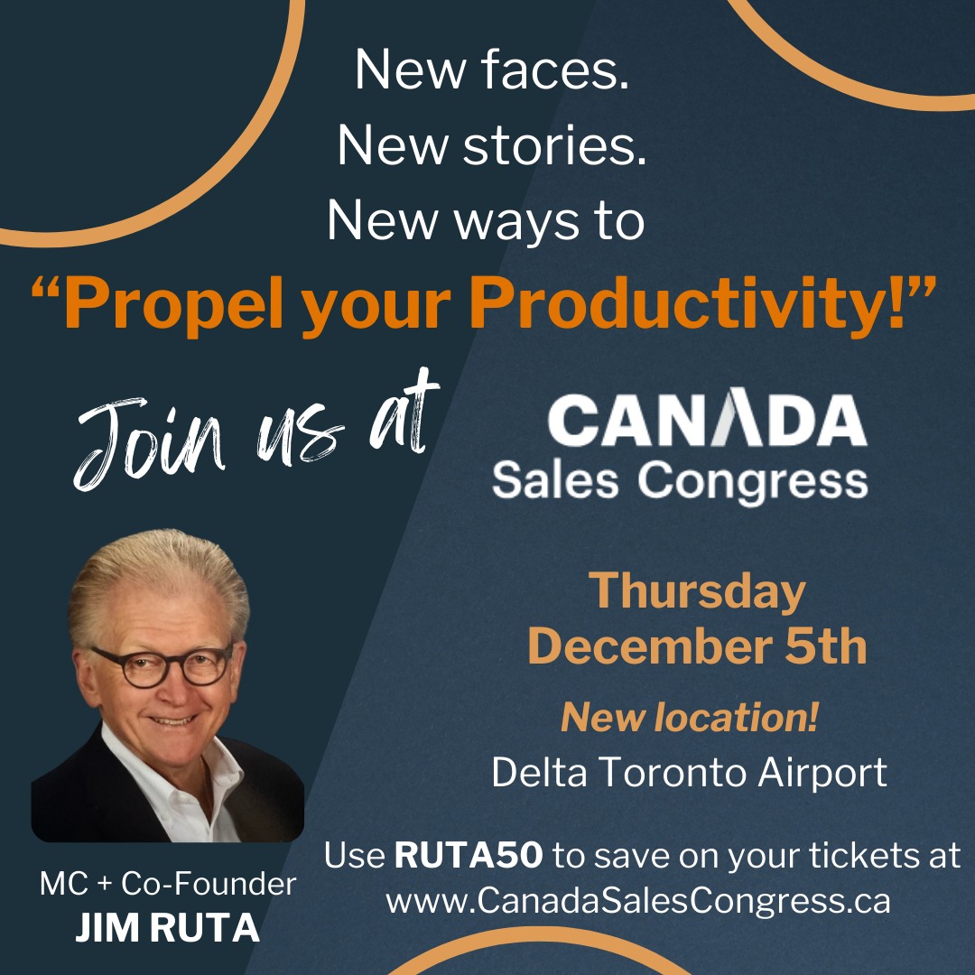 JimRuta.com - Get ready for Canada Sales Congress 2024!... | Facebook