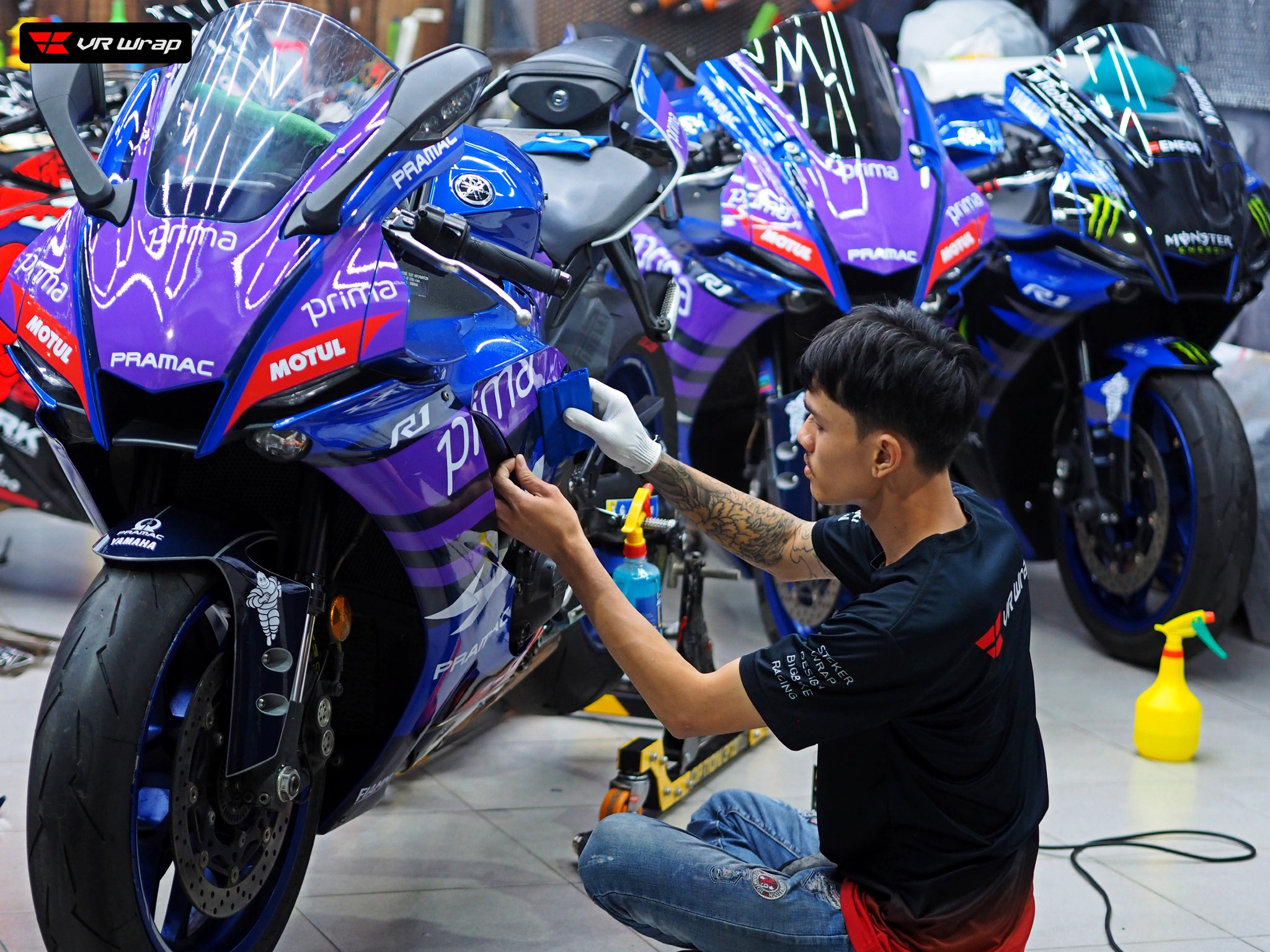VR - ขอบคุณ ทาง Yamaha ที่ให้โอกาศ Vr Wrap ได้มีส่วนร่วมทำสติ๊กเกอร์รถ ...