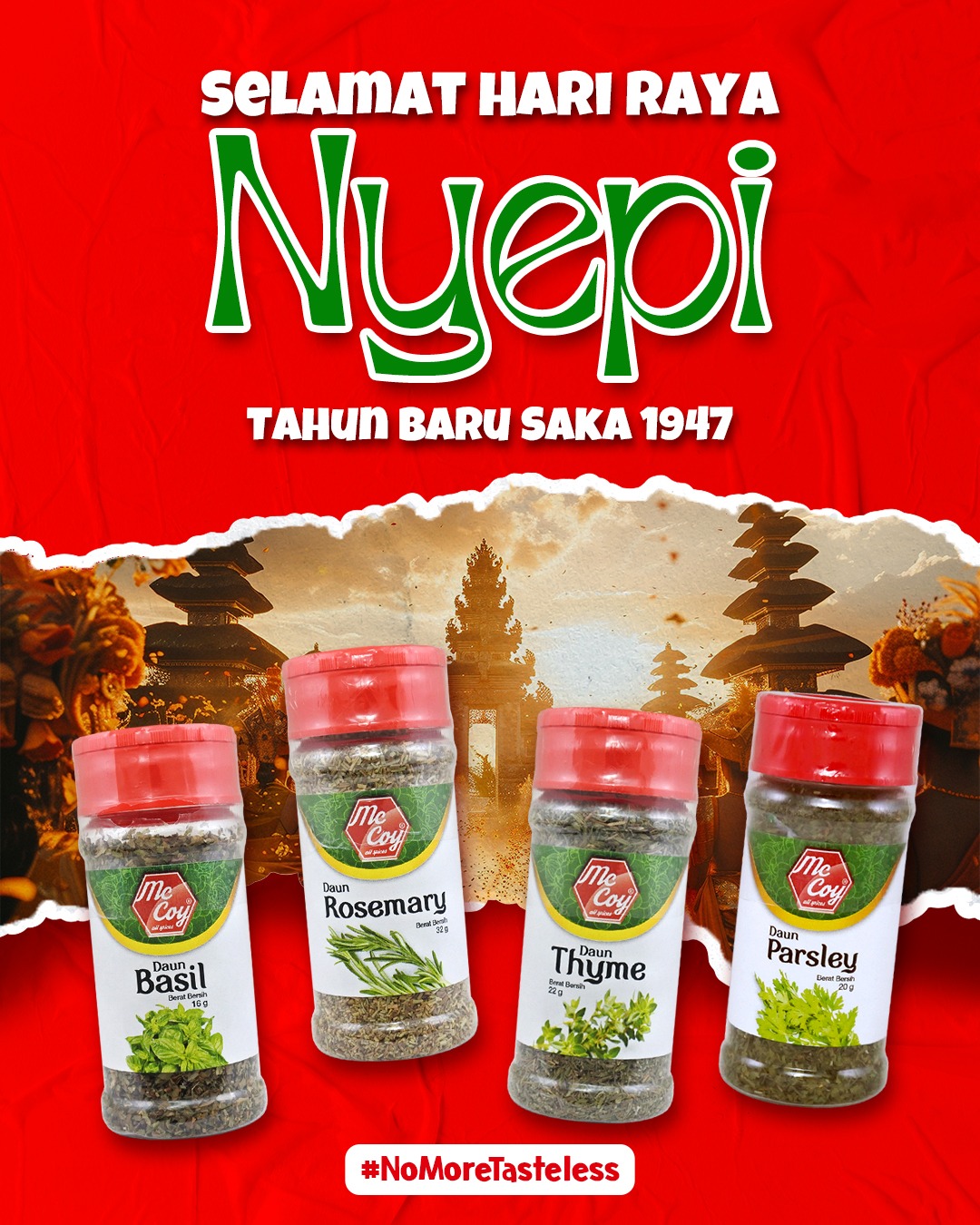 mccoyspices - Selamat Hari Raya Nyepi 2025 Mari jadikan momen Nyepi ...