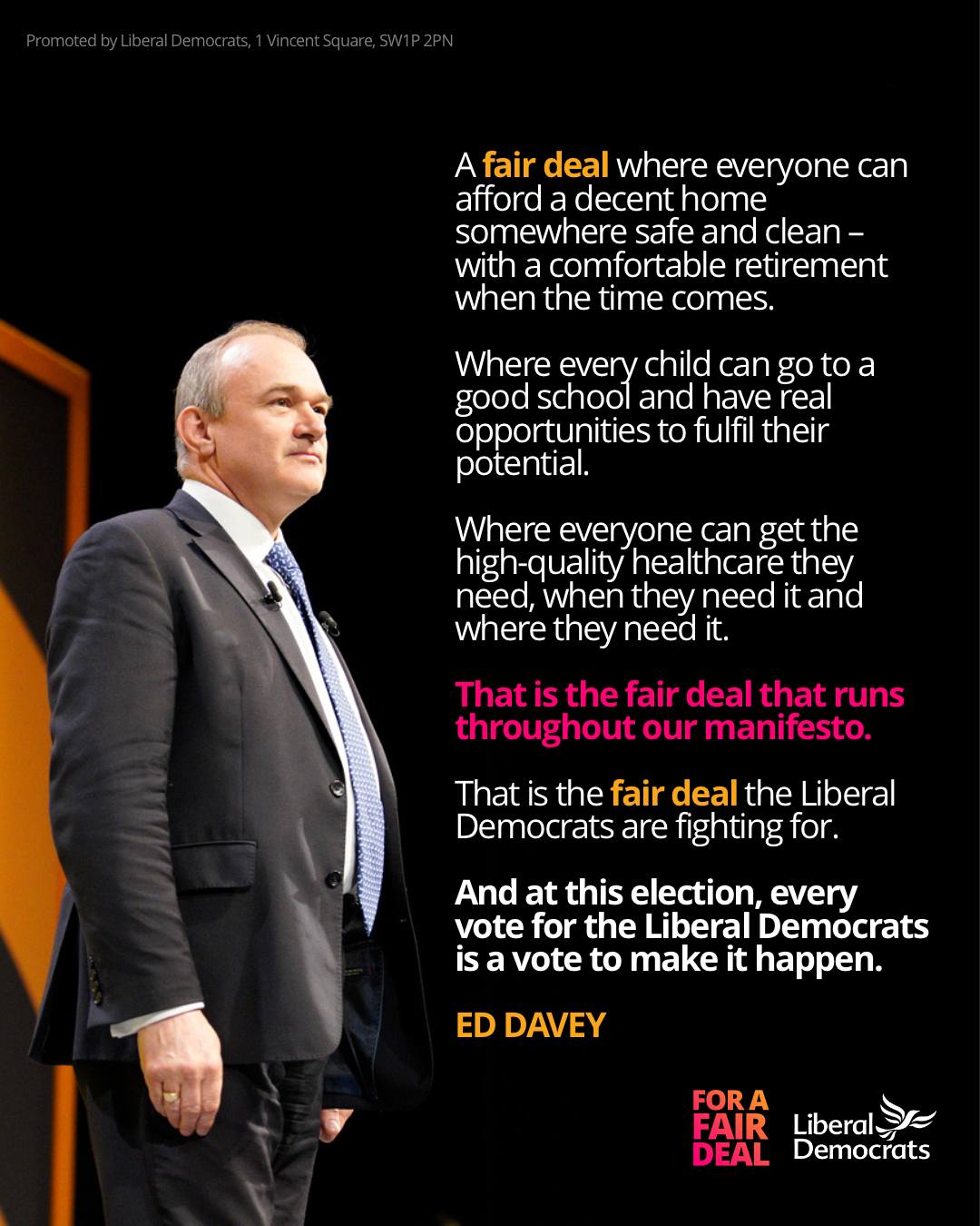 Liberal - This is the Fair Deal that runs through our manifesto. 🔶 ...
