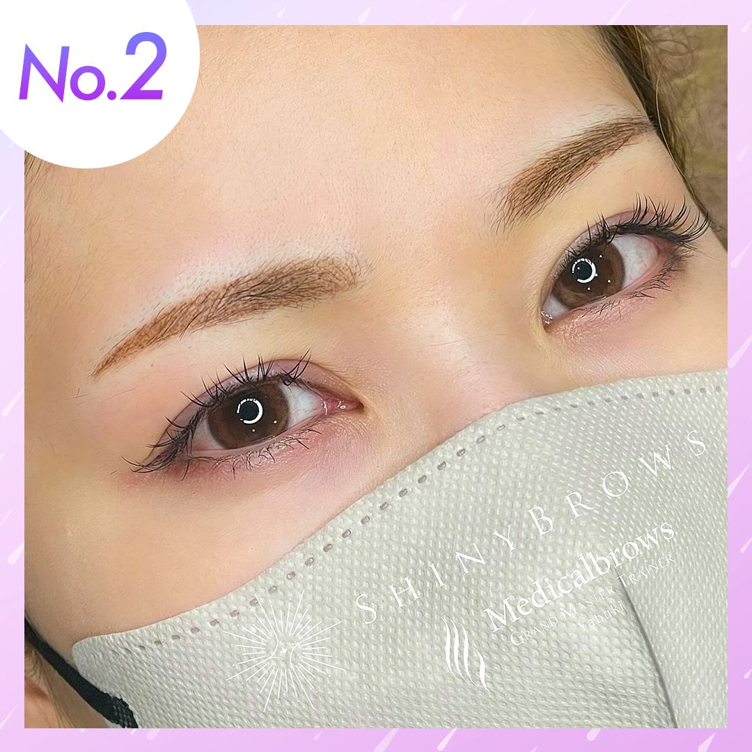 2024年6月人気眉TOP5】 2024年6月に人気だった眉アートメイクの症例の