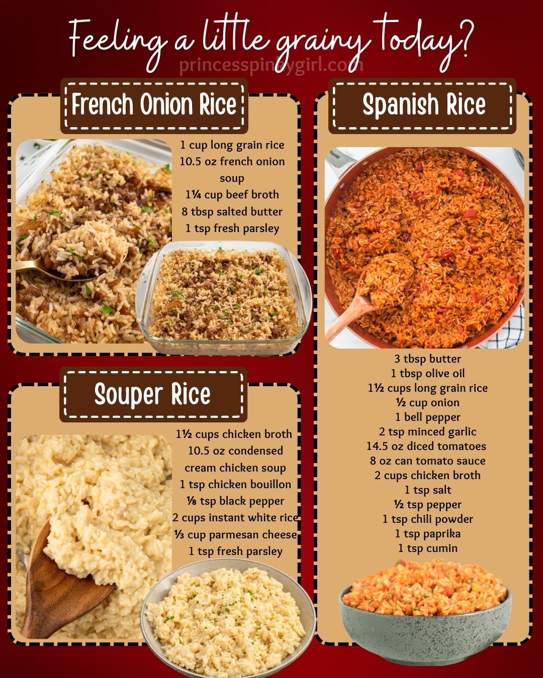 The Best - FRENCH ONION RICE: 1 cup long grain rice 10.5 oz french ...