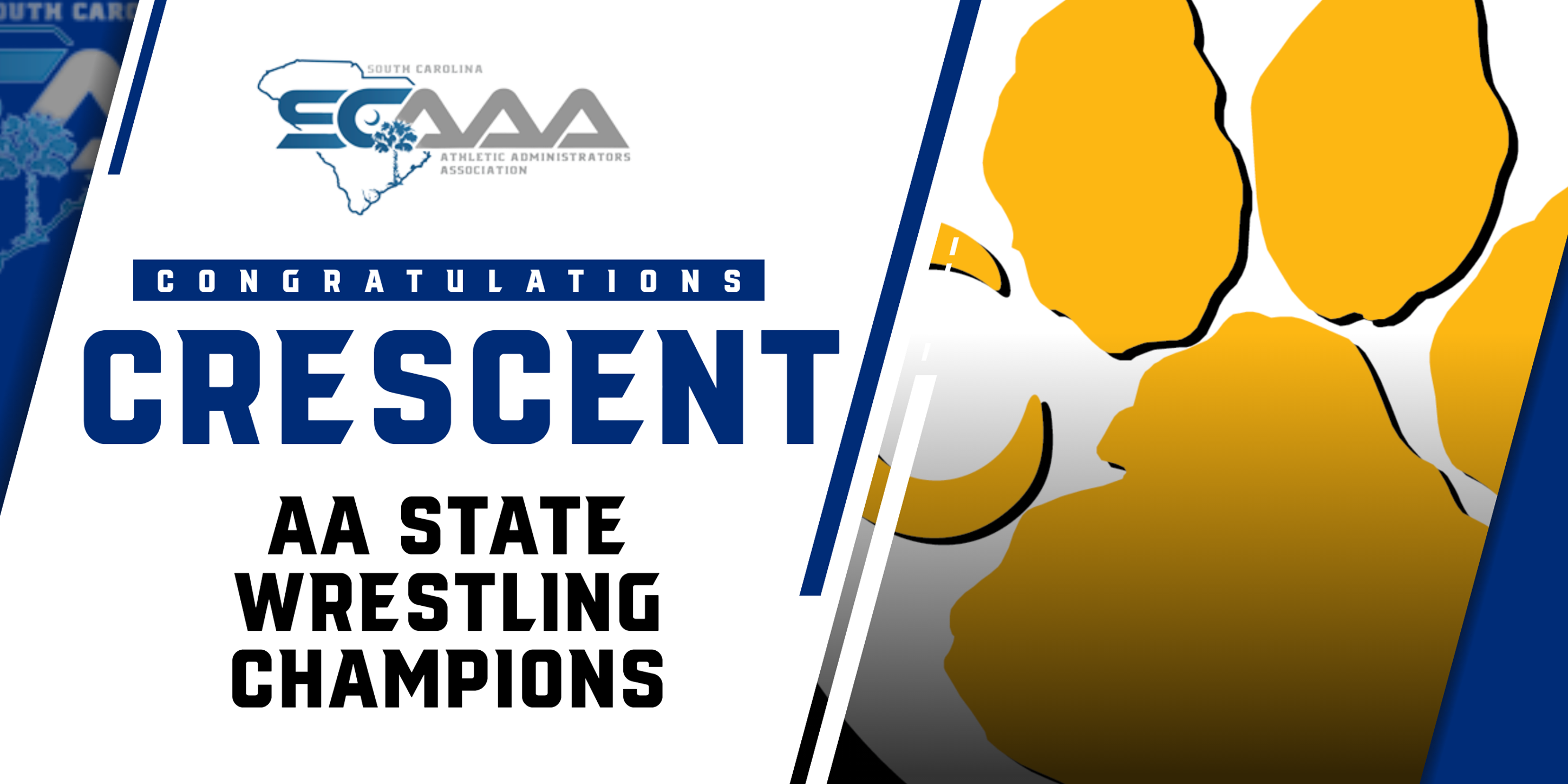SCAAA - Congratulations to the Wrestling State Champions...