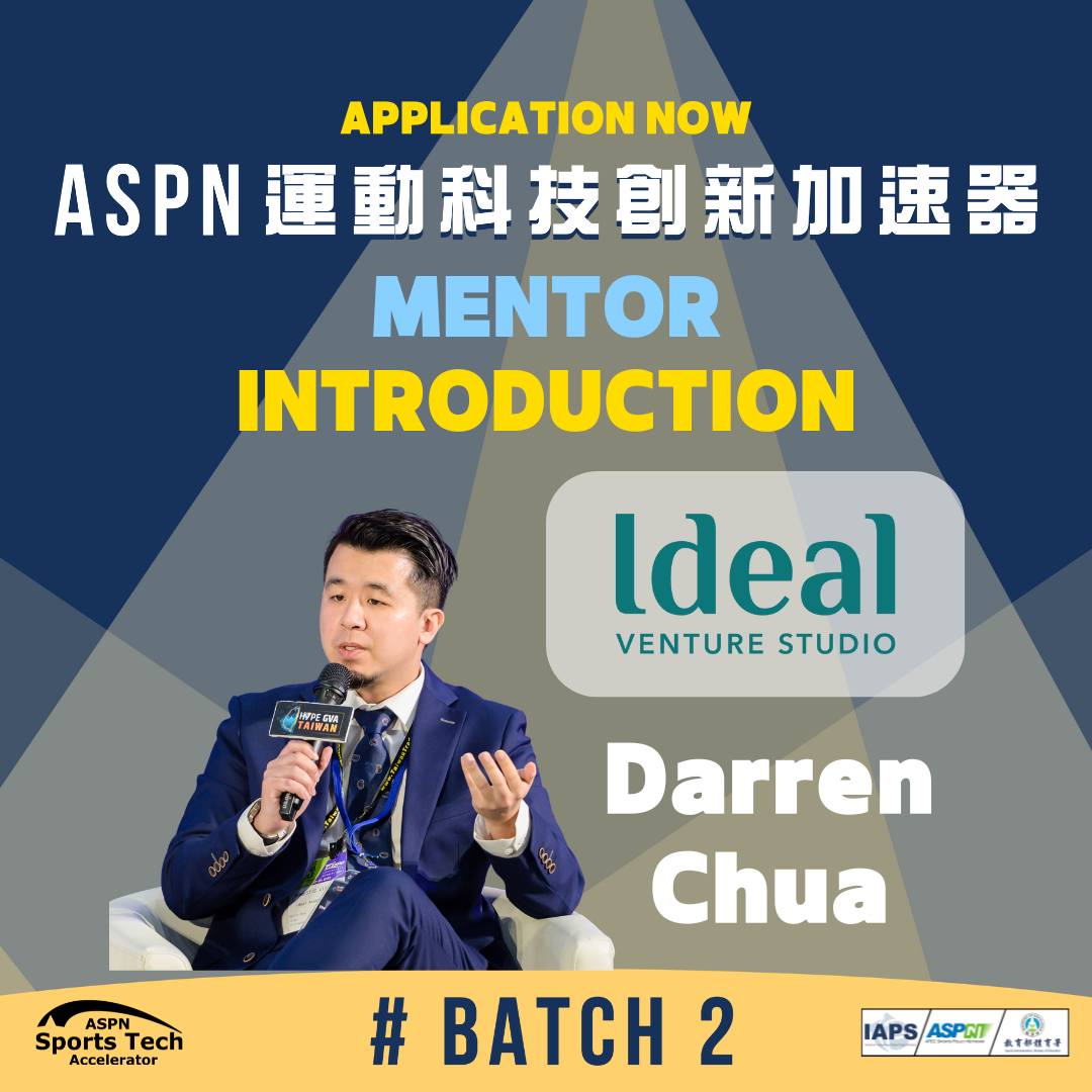 IAPS - 【運動科技創新加速器業師介紹 - Darren Chua】 Darren是IAPS的長期合作業師，也是理想創業工場的總監，在 ...
