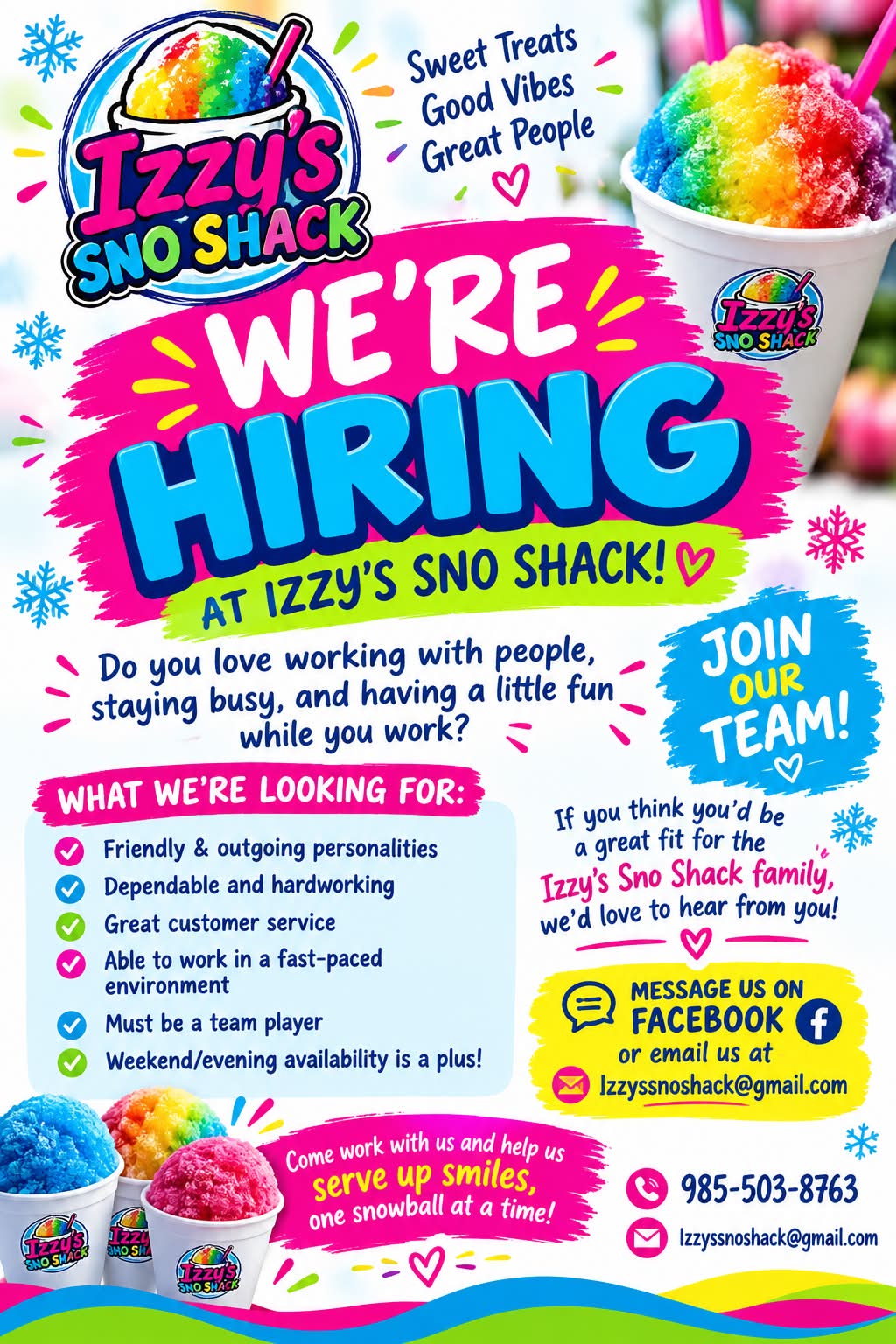 Izzy's Sno Shack | Mandeville LA