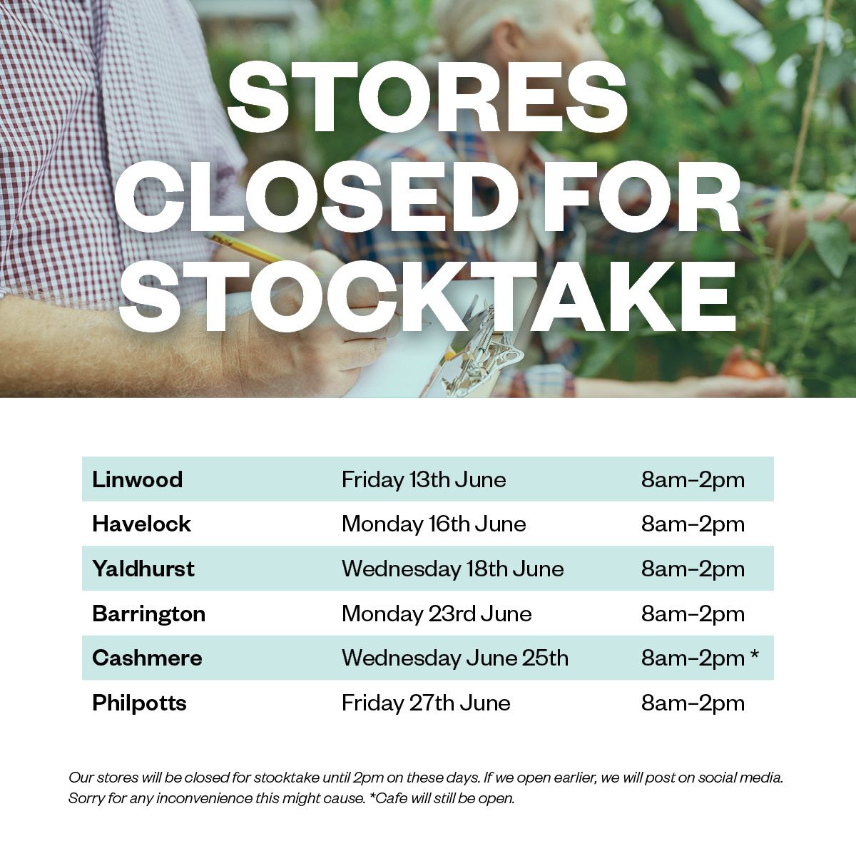 Oderings - UPDATE 11.30am: Barrington store has finished their ...
