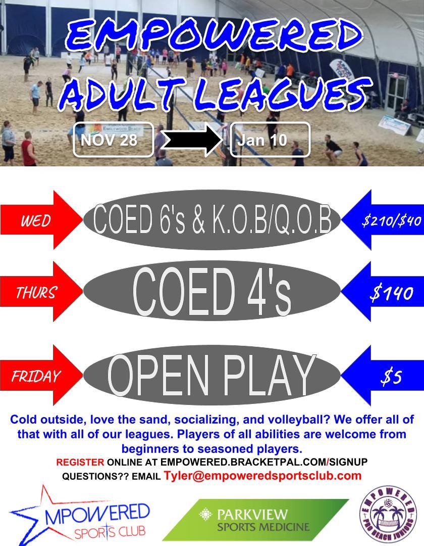 Empowered Adult Volleyball Sports League Fort Wayne, Indiana 170