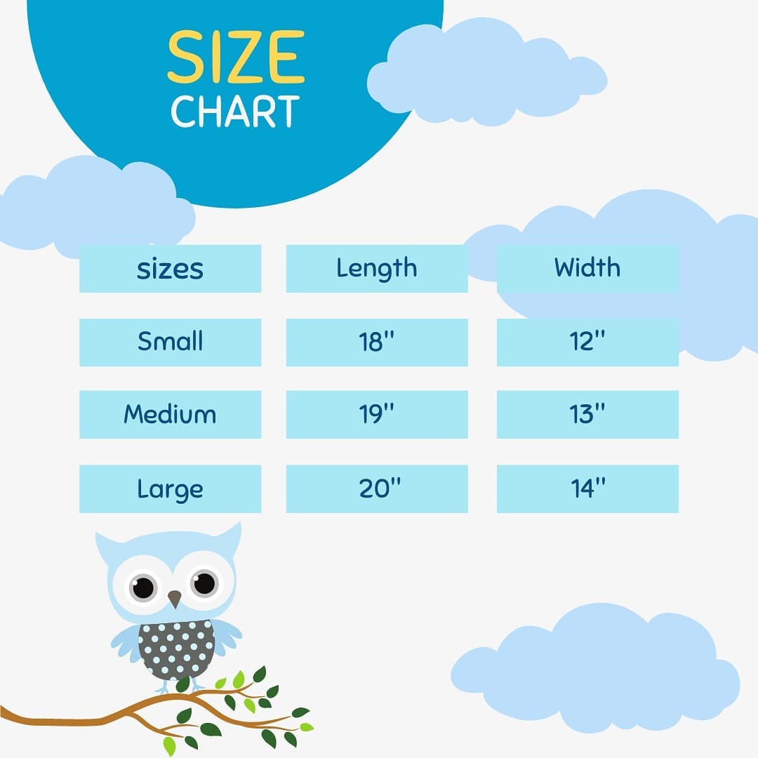 CUBS Collection - Our size guide and color guide for boys...