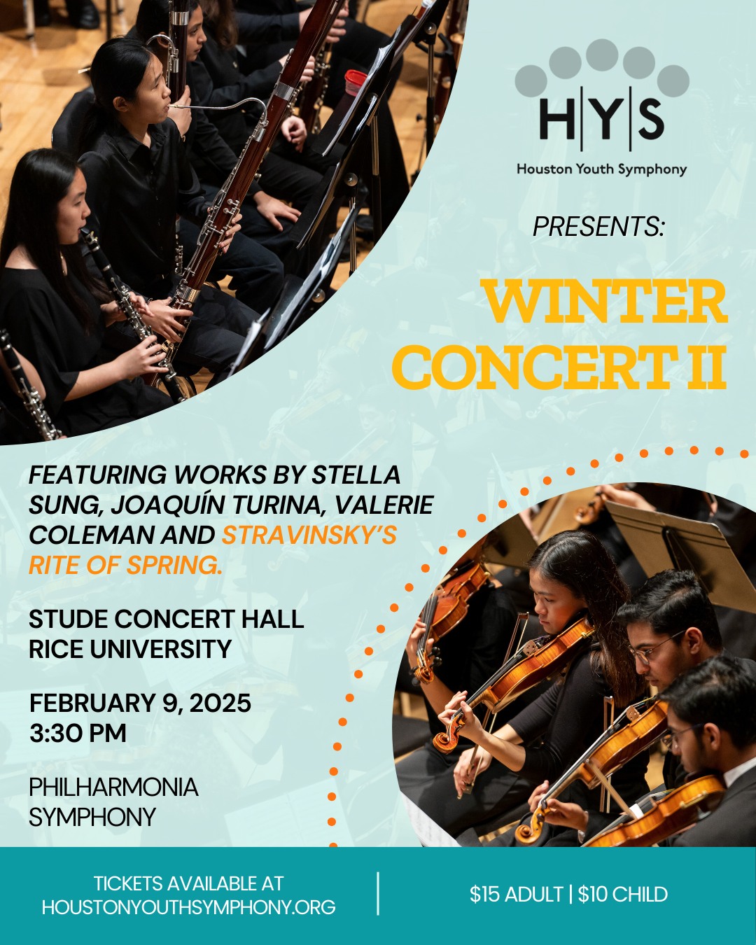 Houston - Winter Concert II - Featuring HYS's Philharmonia and Symphony ...