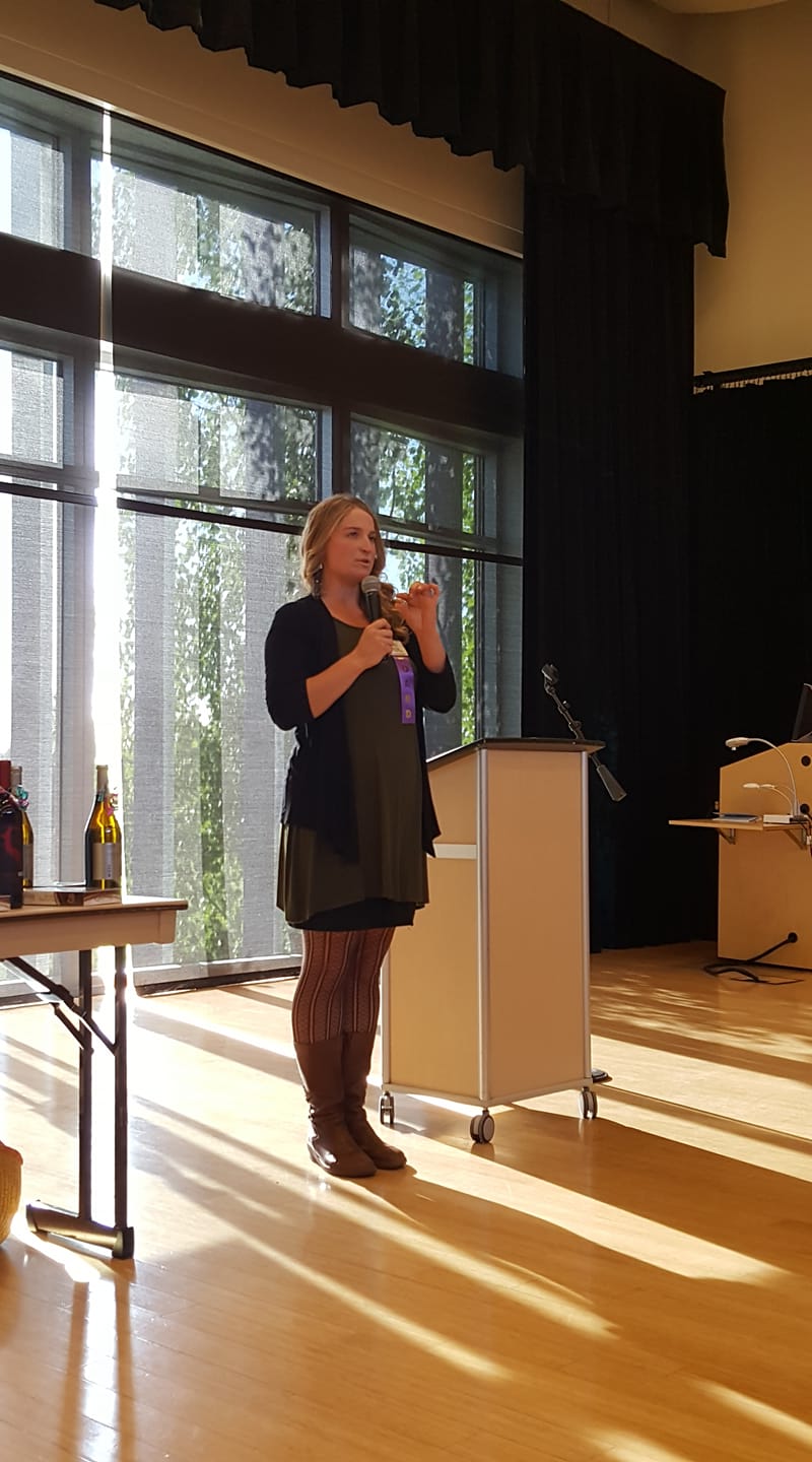 ConnectW Bend - Rachel Craig addressing the ConnectW...