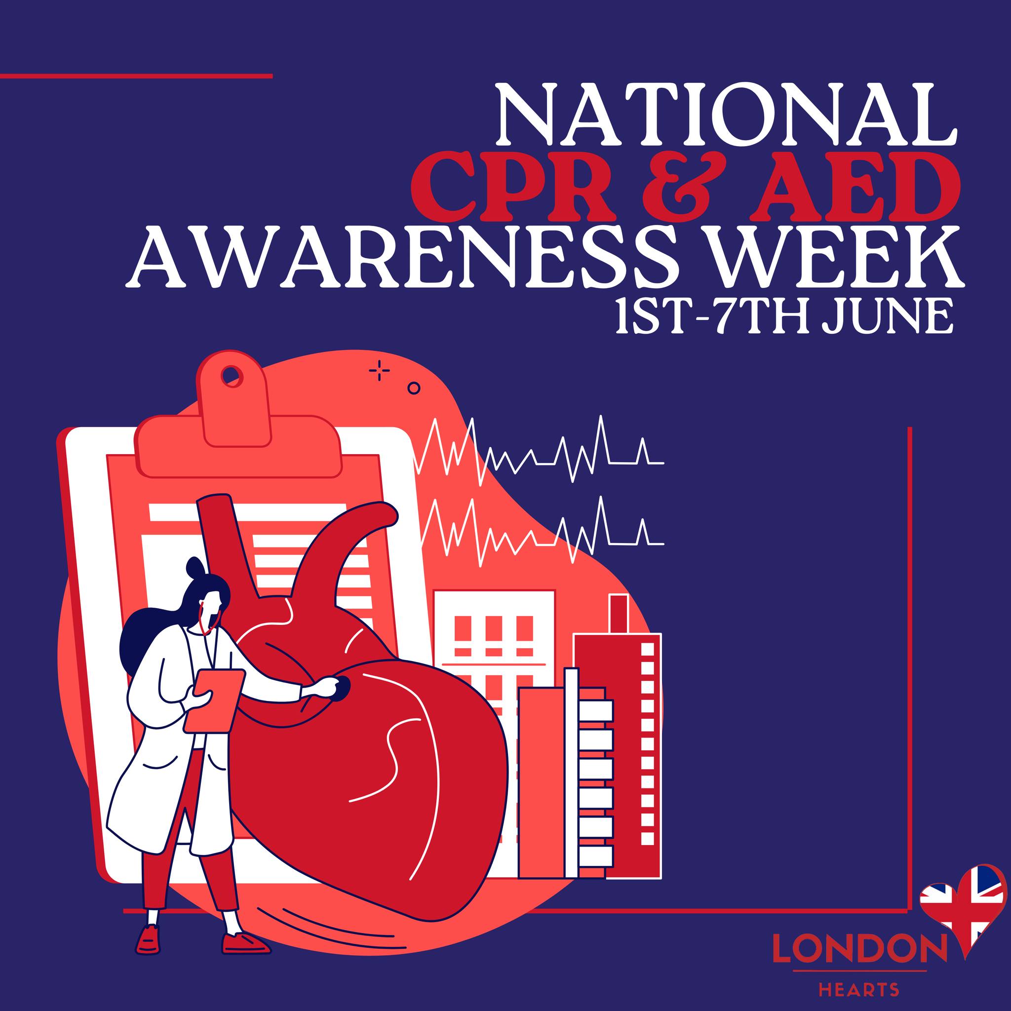 London Hearts - AED & CPR Awareness Week! 🫀⚡️ Join us in... | Facebook