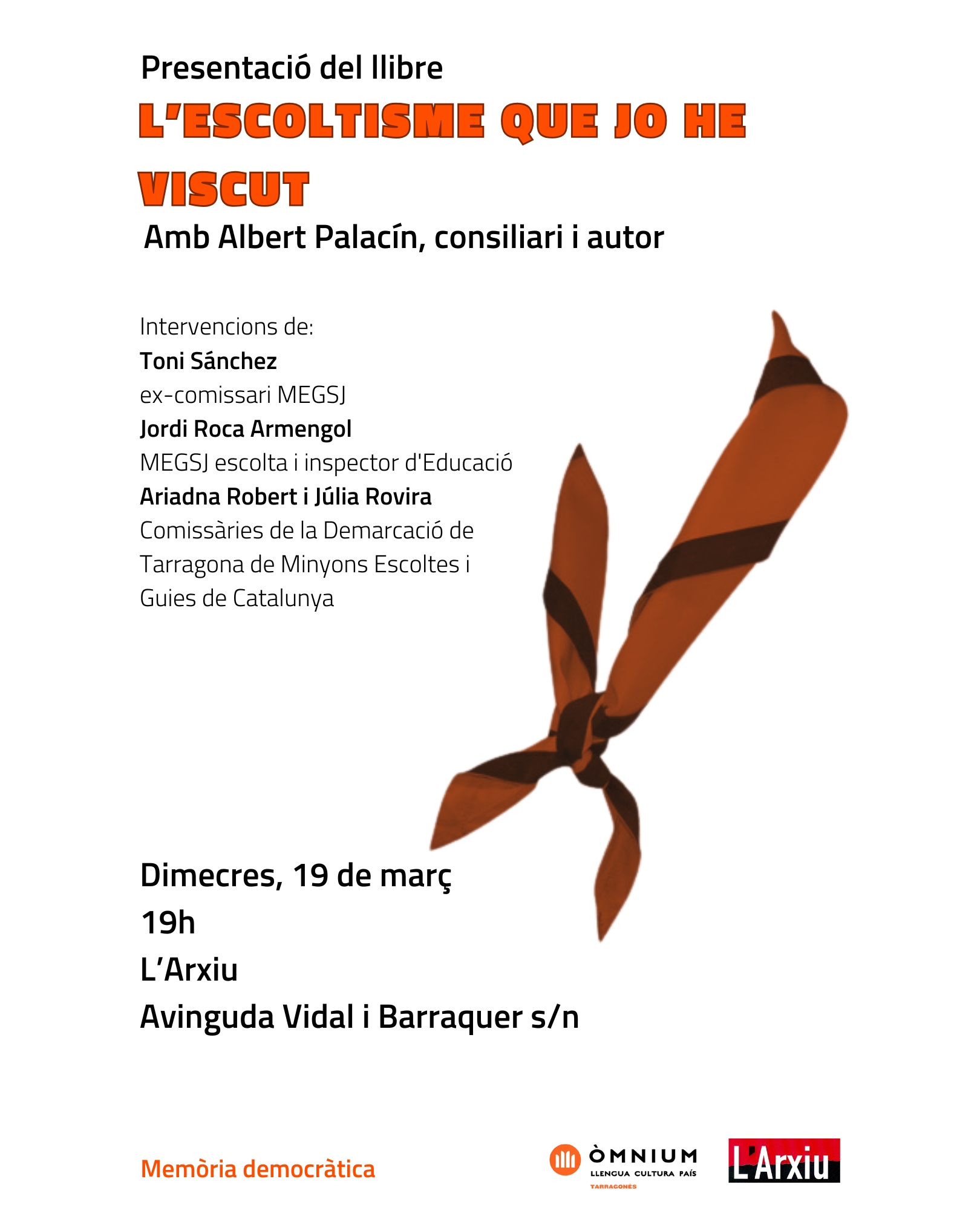 Òmnium - 📚 Presentació del llibre L'ESCOLTISME QUE HE VISCUT amb Albert ...