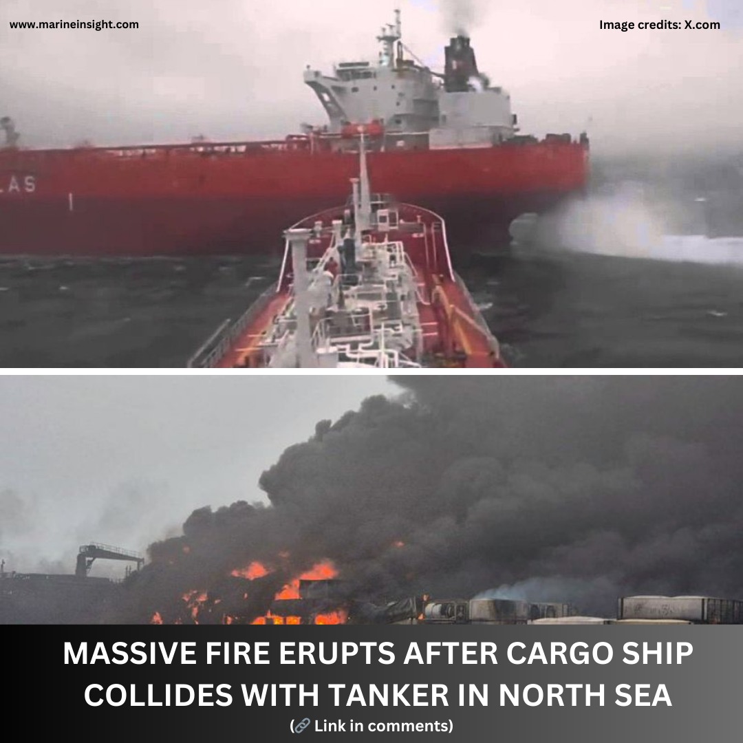 Marine Insight - A major collision occurred in the North... | Facebook