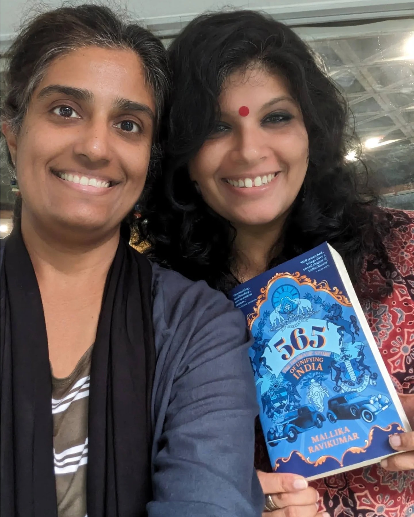 It was lovely meeting Narayani Basu,... - Mallika Ravikumar | Facebook