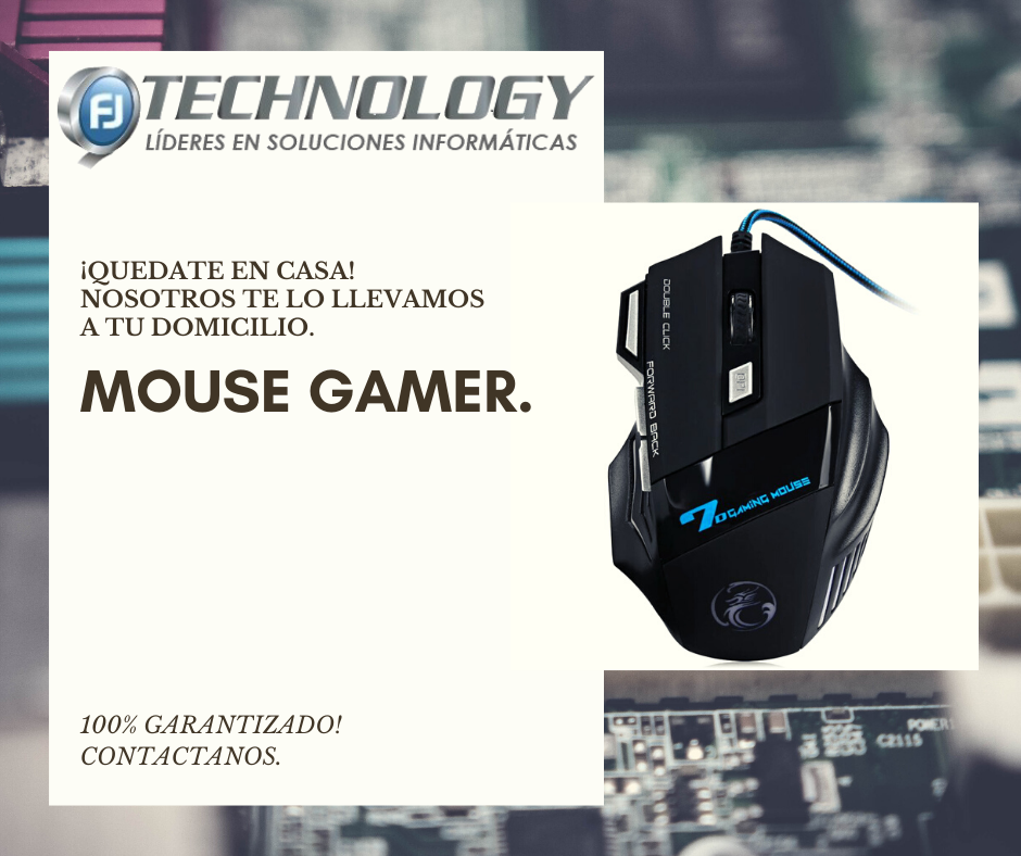 FJ TECHNOLOGY - MOUSE GAMER. 💯👌 FJ TECHNOLOGY 👌👌👌 ¡No... | Facebook