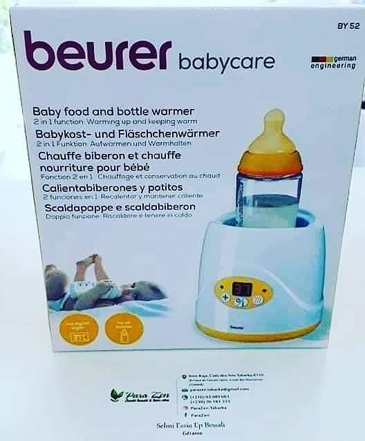 Beurer BY 52 Chauffe-biberon Et Nourriture Bébé - Numérique - Pré-chauffage 8 Min - Compatible Standard