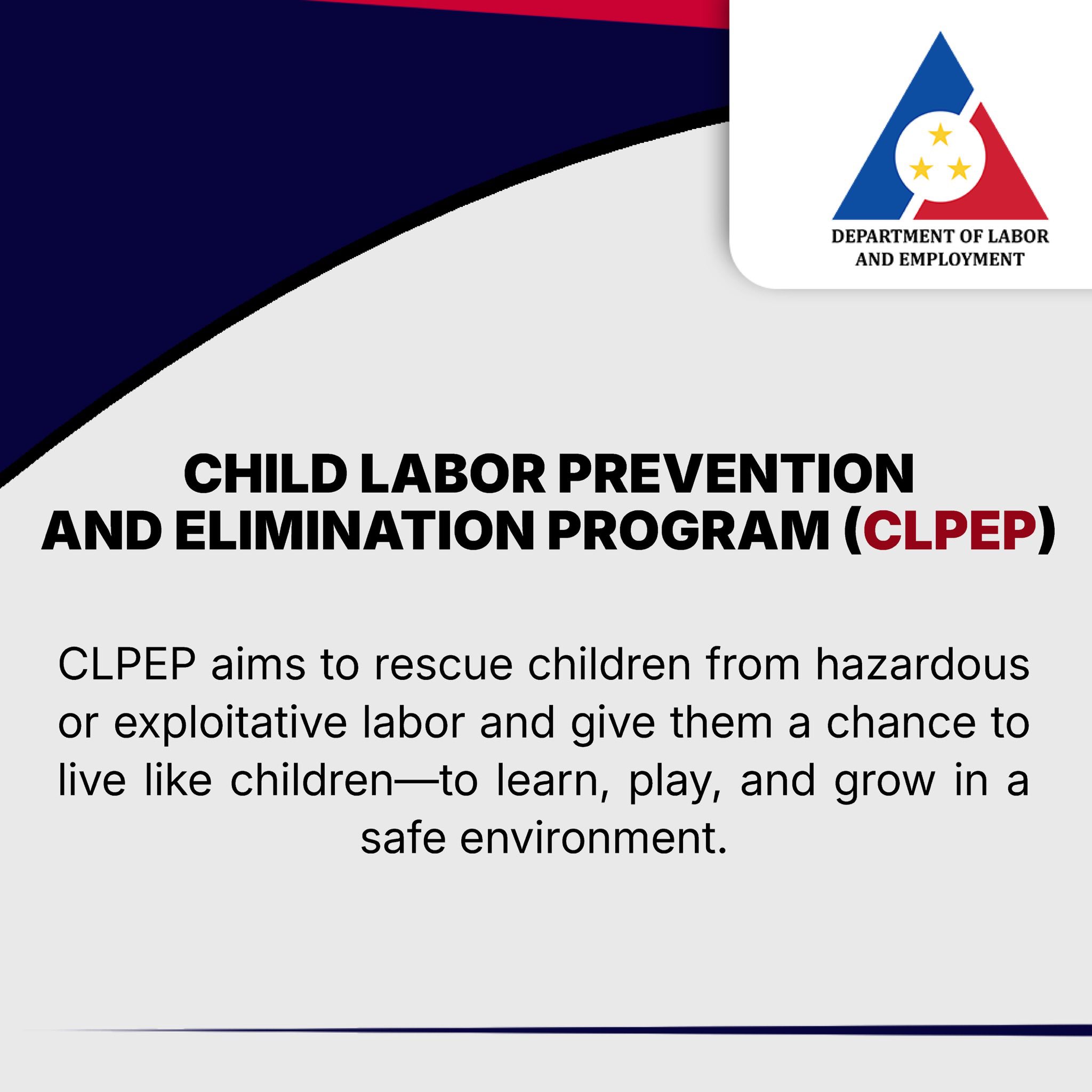 𝐈𝐧 𝐅𝐨𝐜𝐮𝐬: 𝐂𝐇𝐈𝐋𝐃... - DOLE Bukidnon Provincial Field Office | Facebook