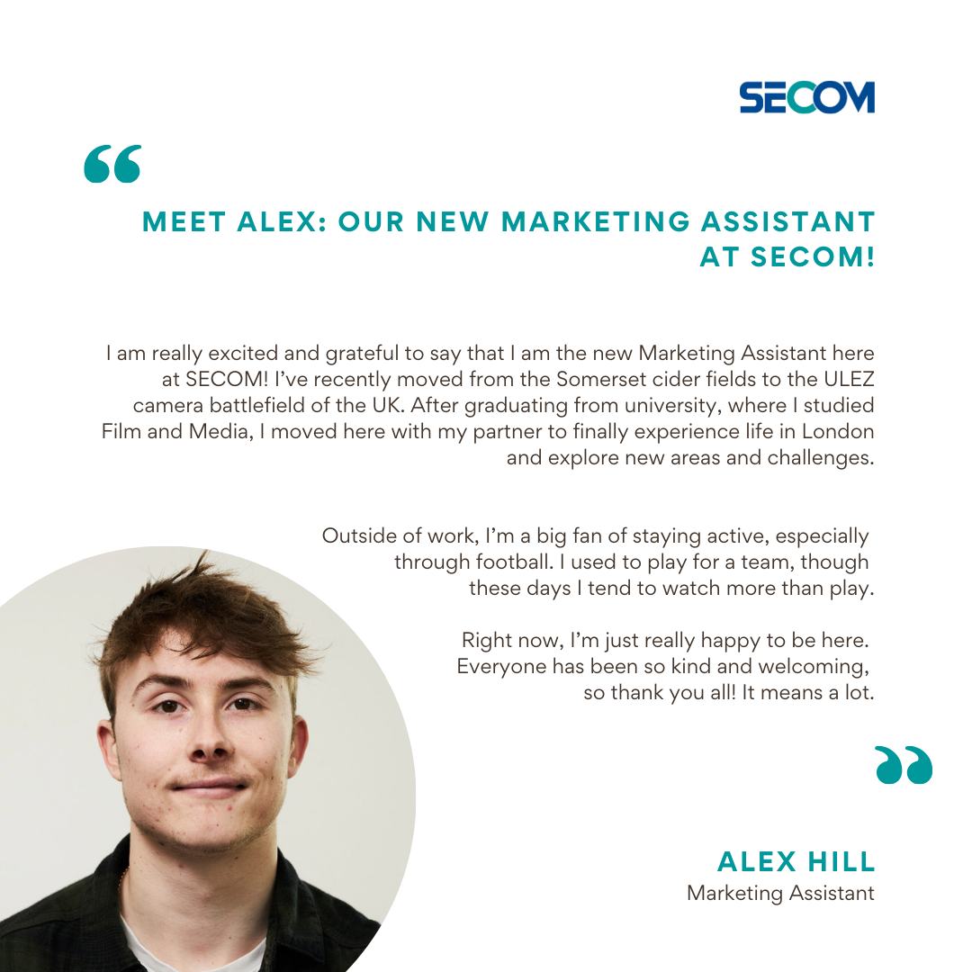 SECOM - We’re excited to welcome Alex as our new Marketing Assistant ...