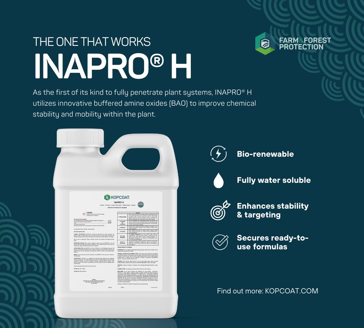 KopCoat - 🌱 Breakthrough Weed Control with INAPRO H™ 🌱 INAPRO H is the ...