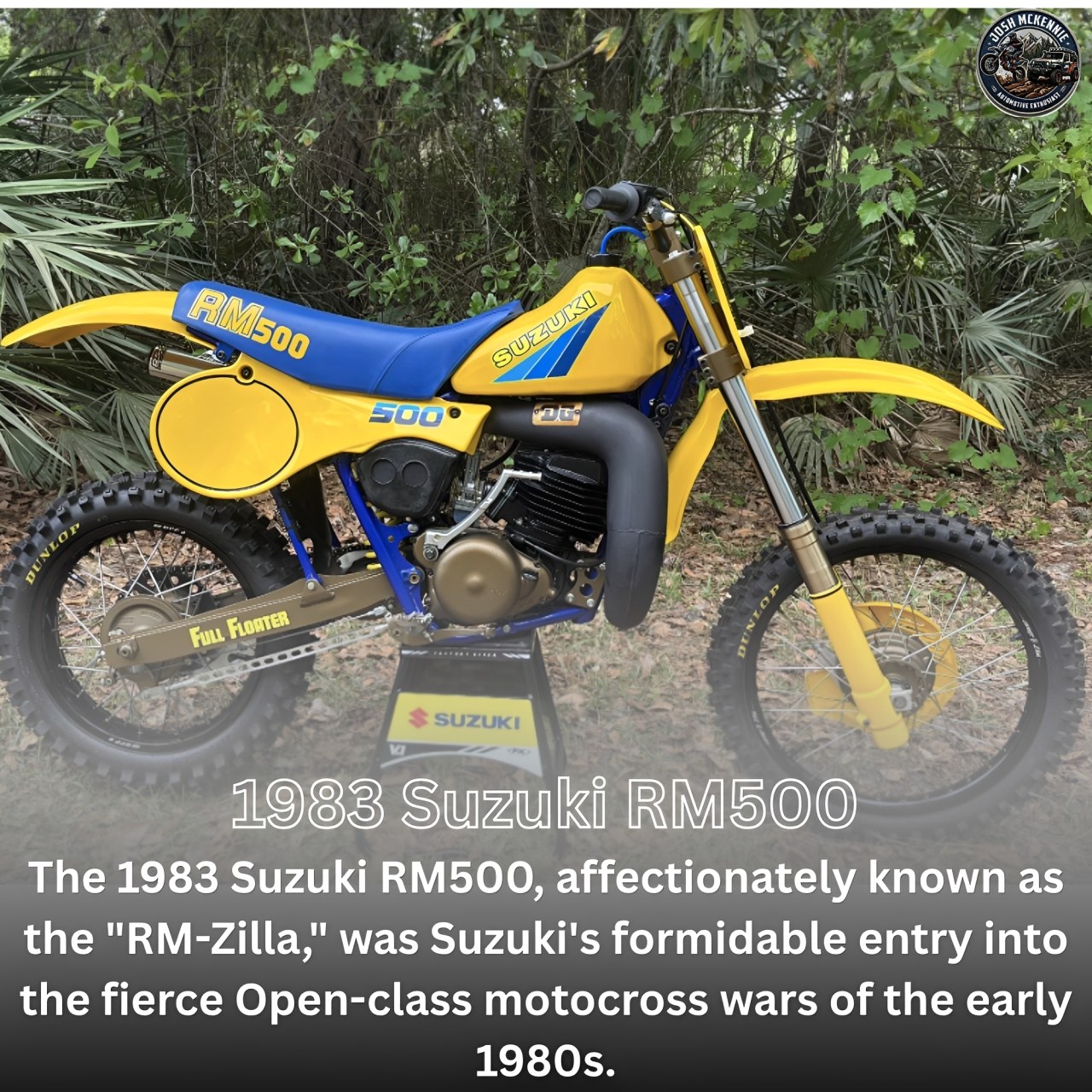 This 1983 Suzuki RM500, affectionately known as the 