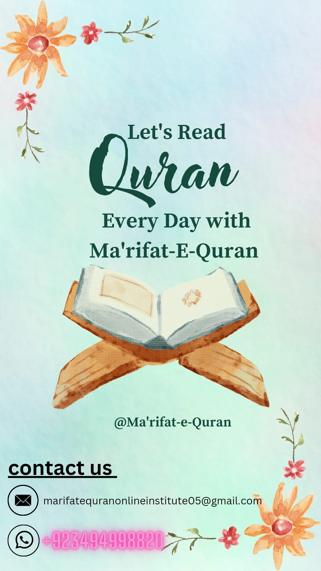Ma'rifat-e-Quran Online Institute | Rawalpindi