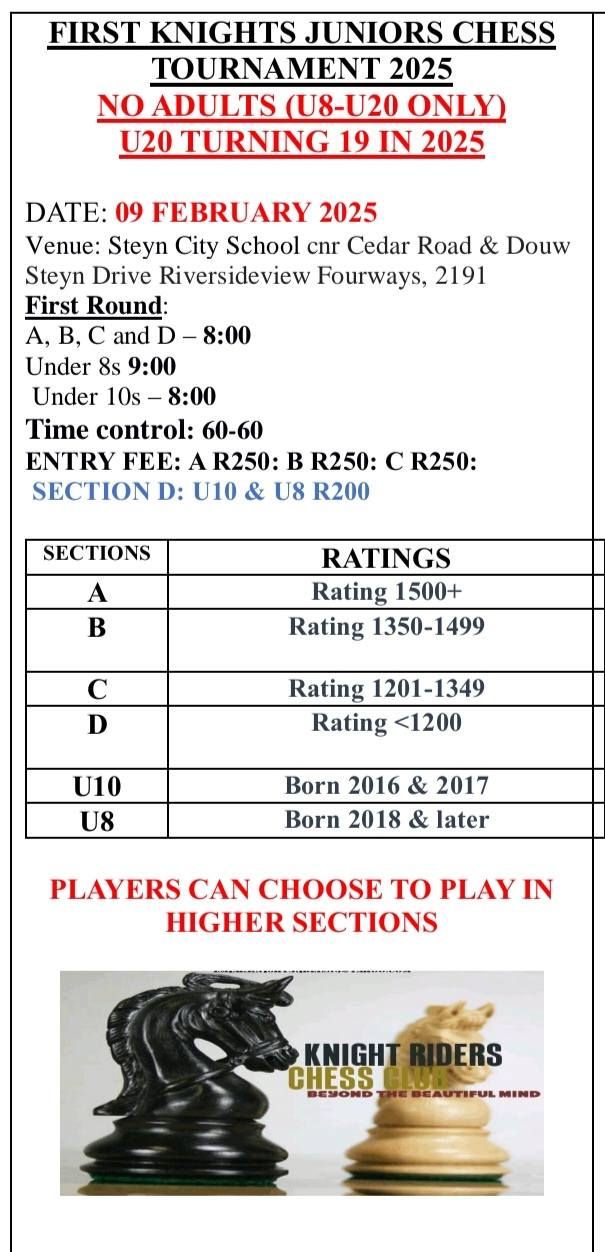 Knight Riders Chess Academy/Club | Johannesburg