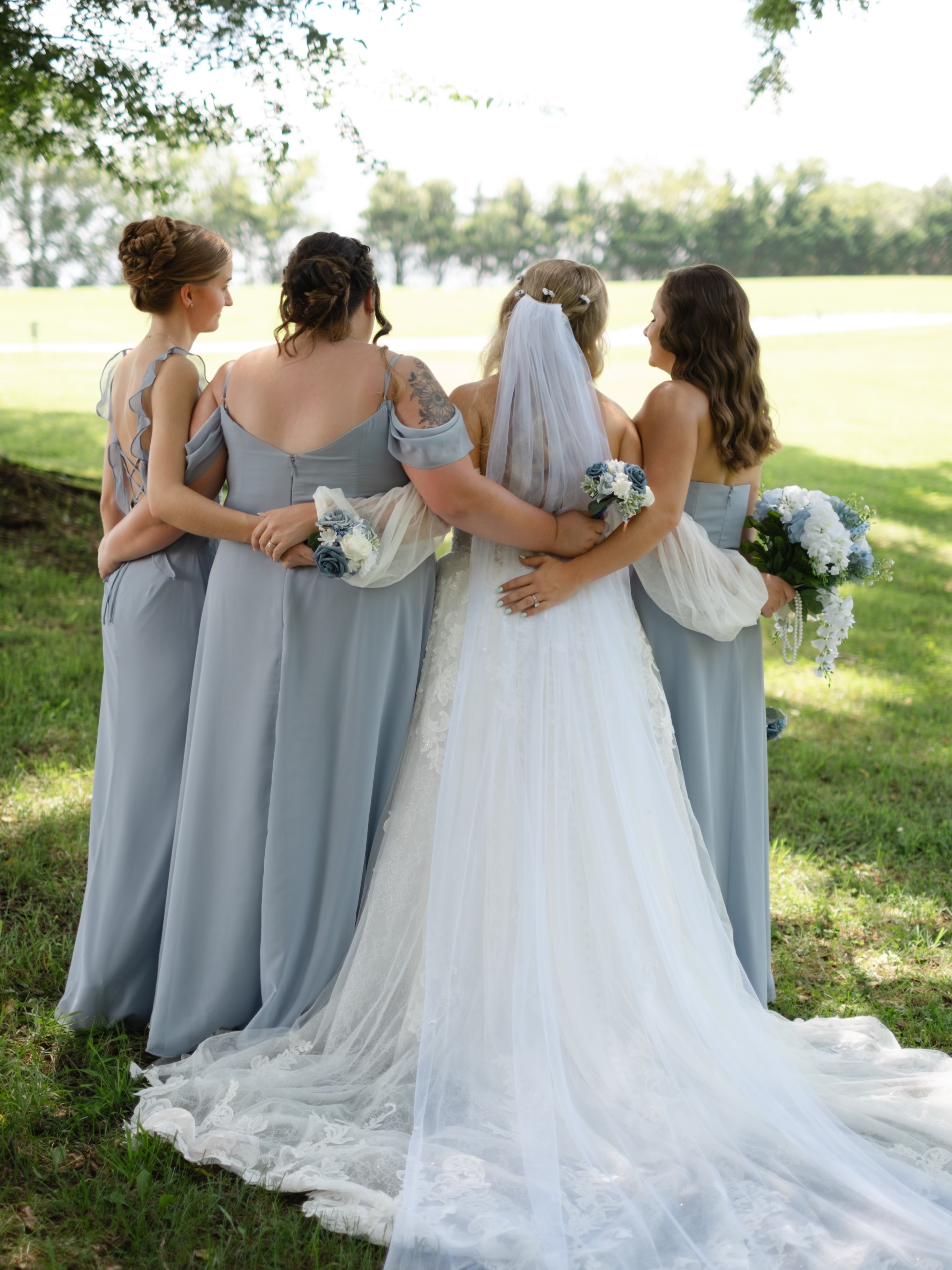 bridesmaid dresses chattanooga Lily Weiser's wedding at The Gray Dove in Size | Length | Condition:39 | Long | Like-New